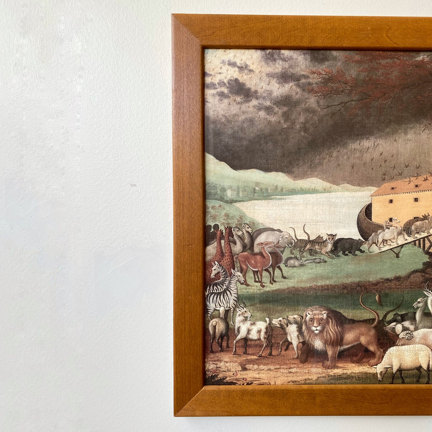 Framed Vintage “Noah’s Ark“ Picture (18.5 x 22.5)