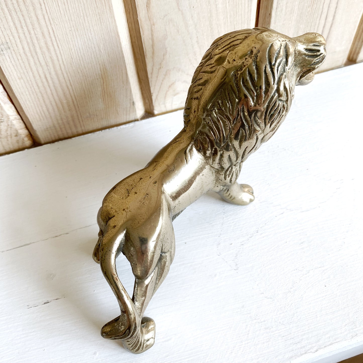 Vintage Brass Lion
