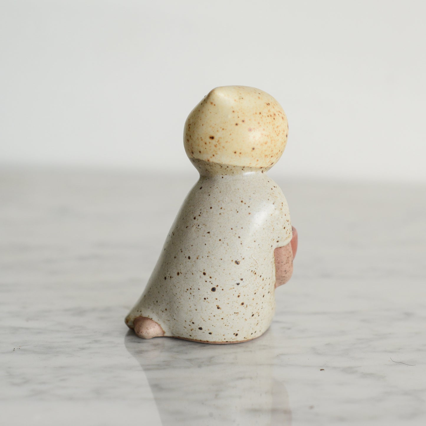 Vintage Girl Figure / Dried Flower Vase