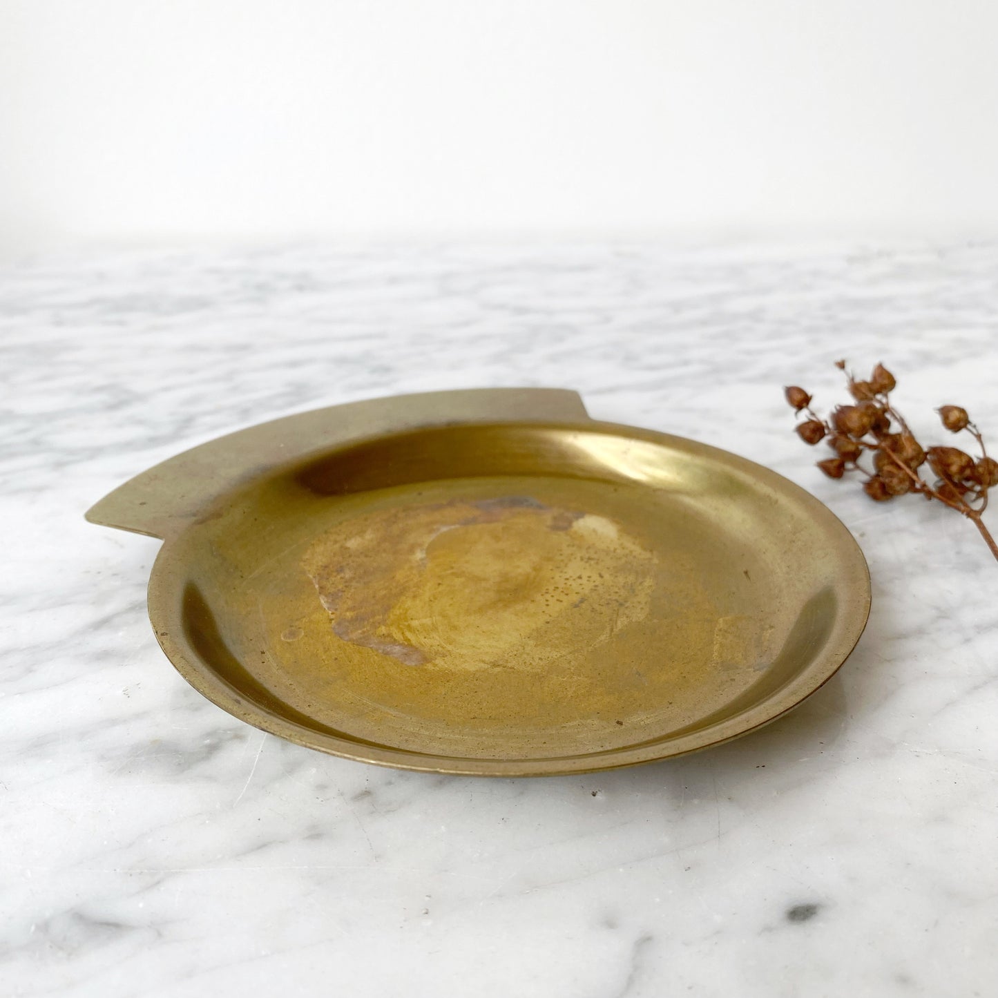 Classic Vintage Brass Change Dish