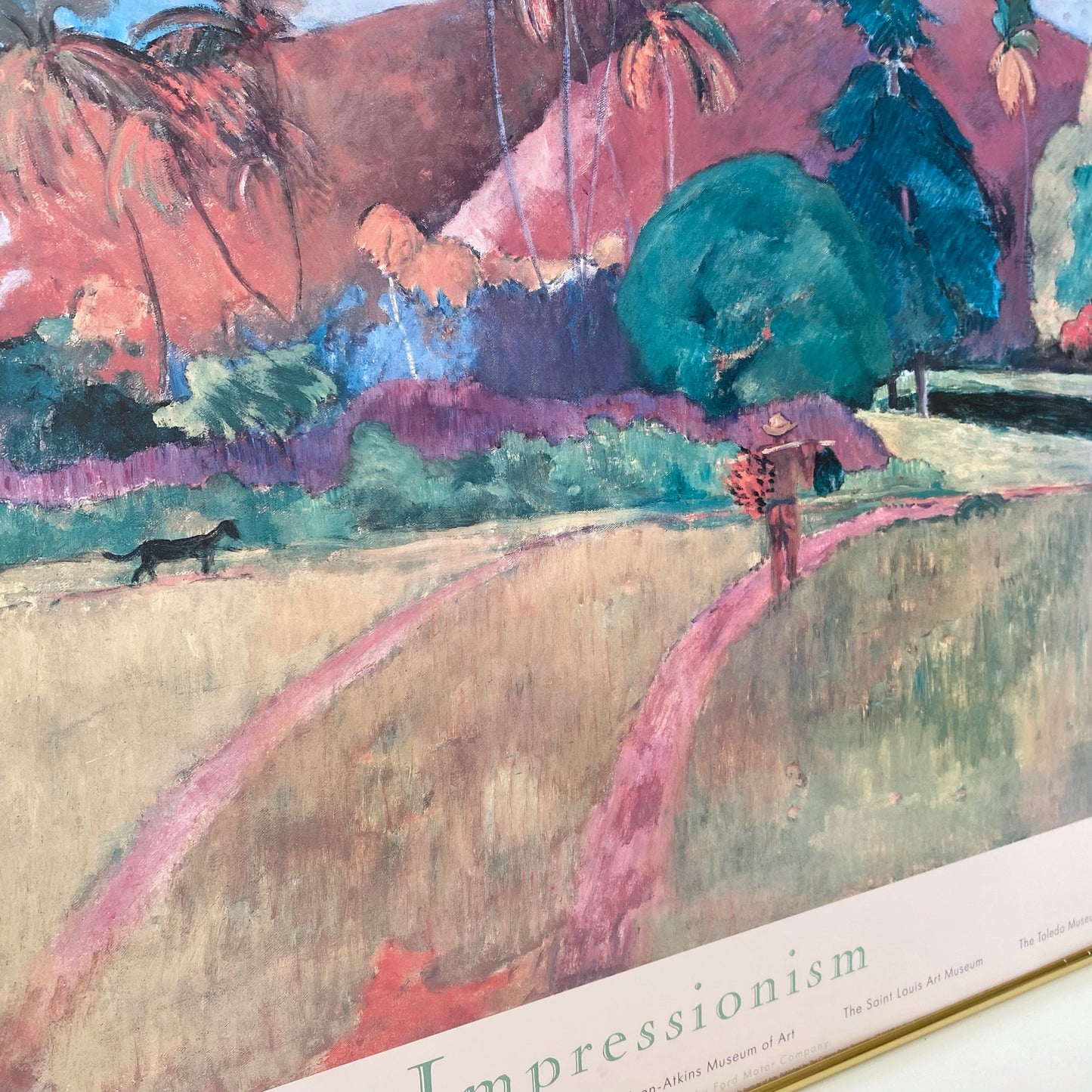 Framed Impressionism Exhibition Poster