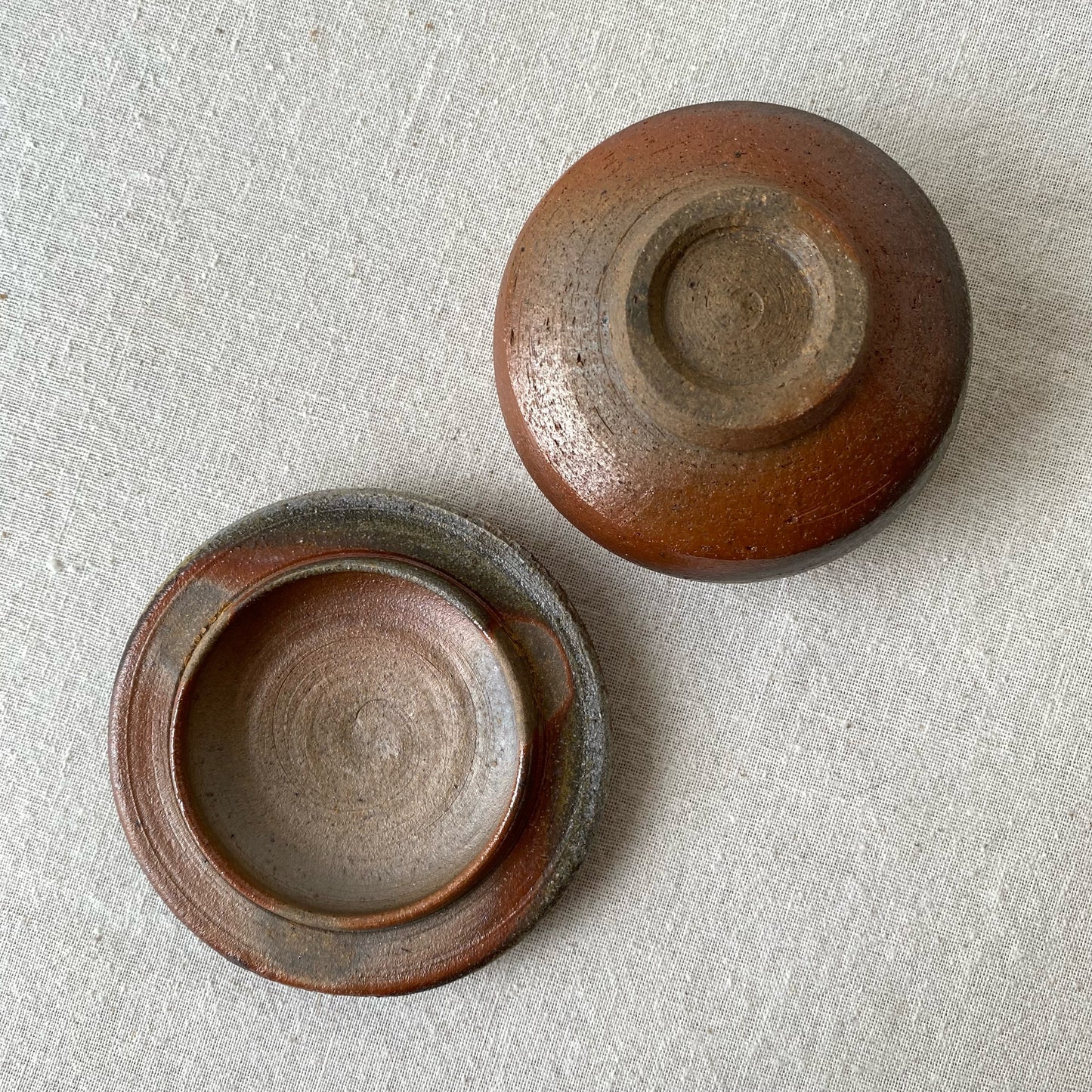 Vintage Lidded Stoneware Container