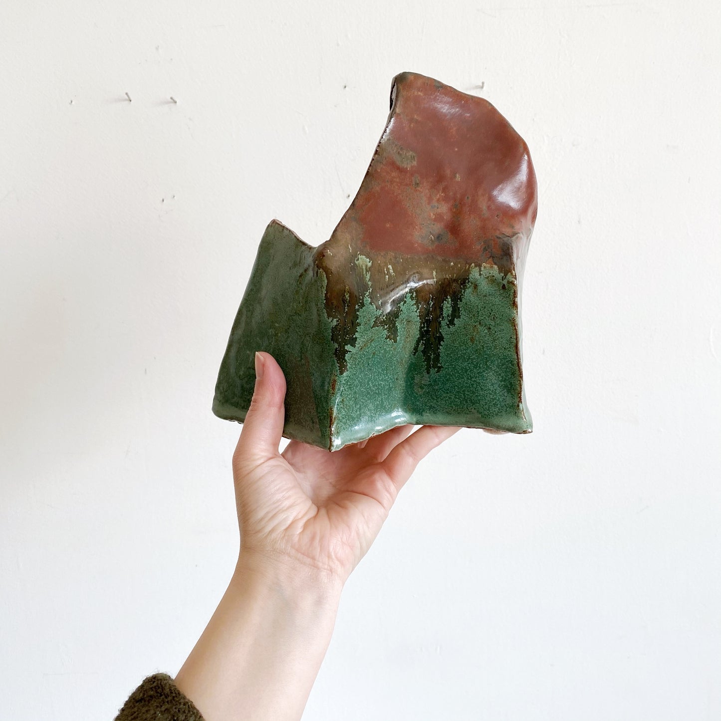 Hand-built Abstract Pottery Piece