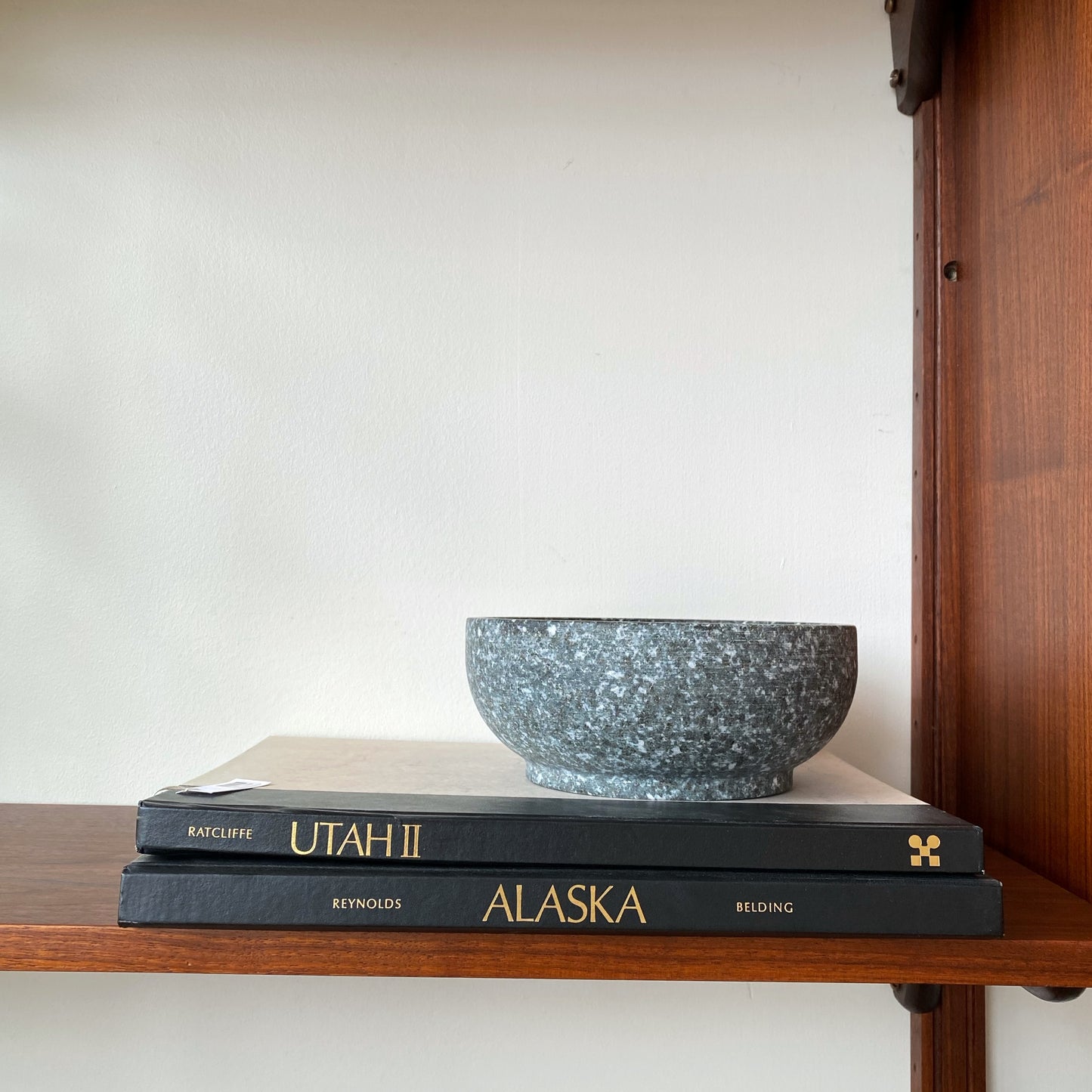 Large Turned Stone Bowl, 8”