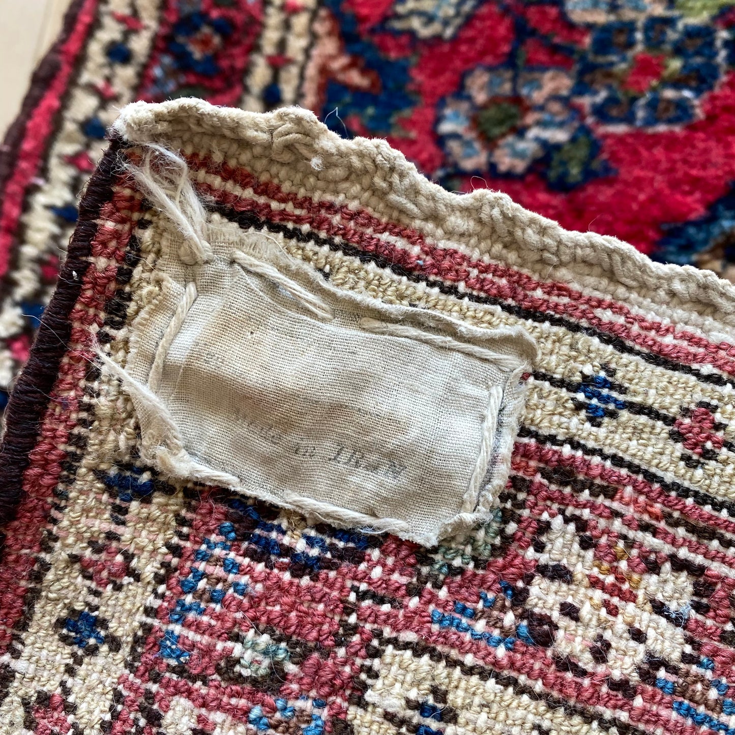 "LULA" Vintage Hand-knotted Persian Rug (2' x 2'11")