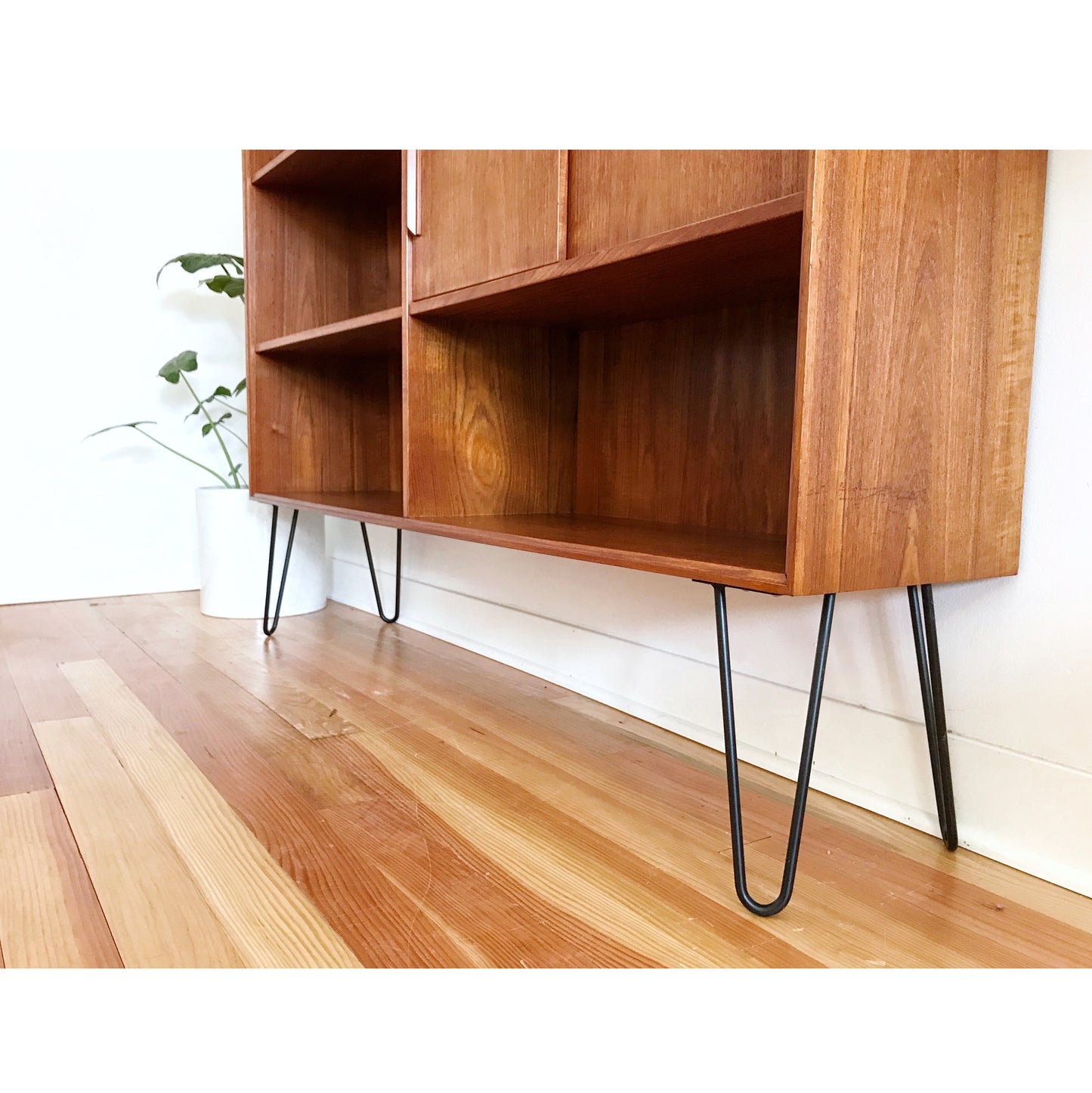 Large Mid-Century Danish Modern Shelving Unit