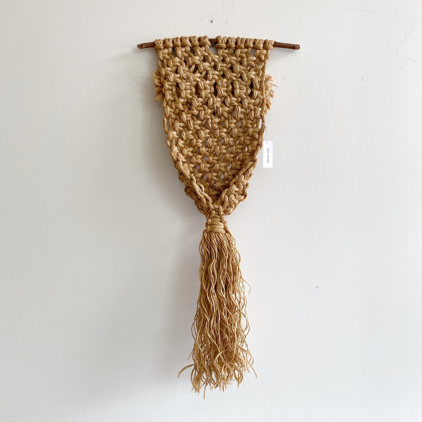 Vintage Brown Macrame Owl