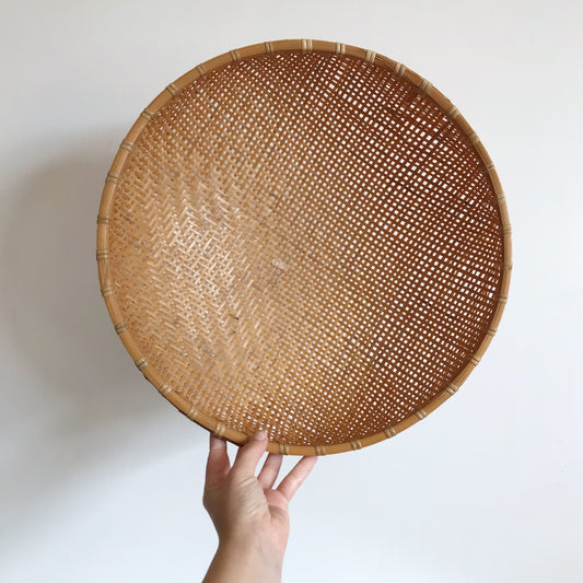 XL Vintage Winnowing Basket, 16”