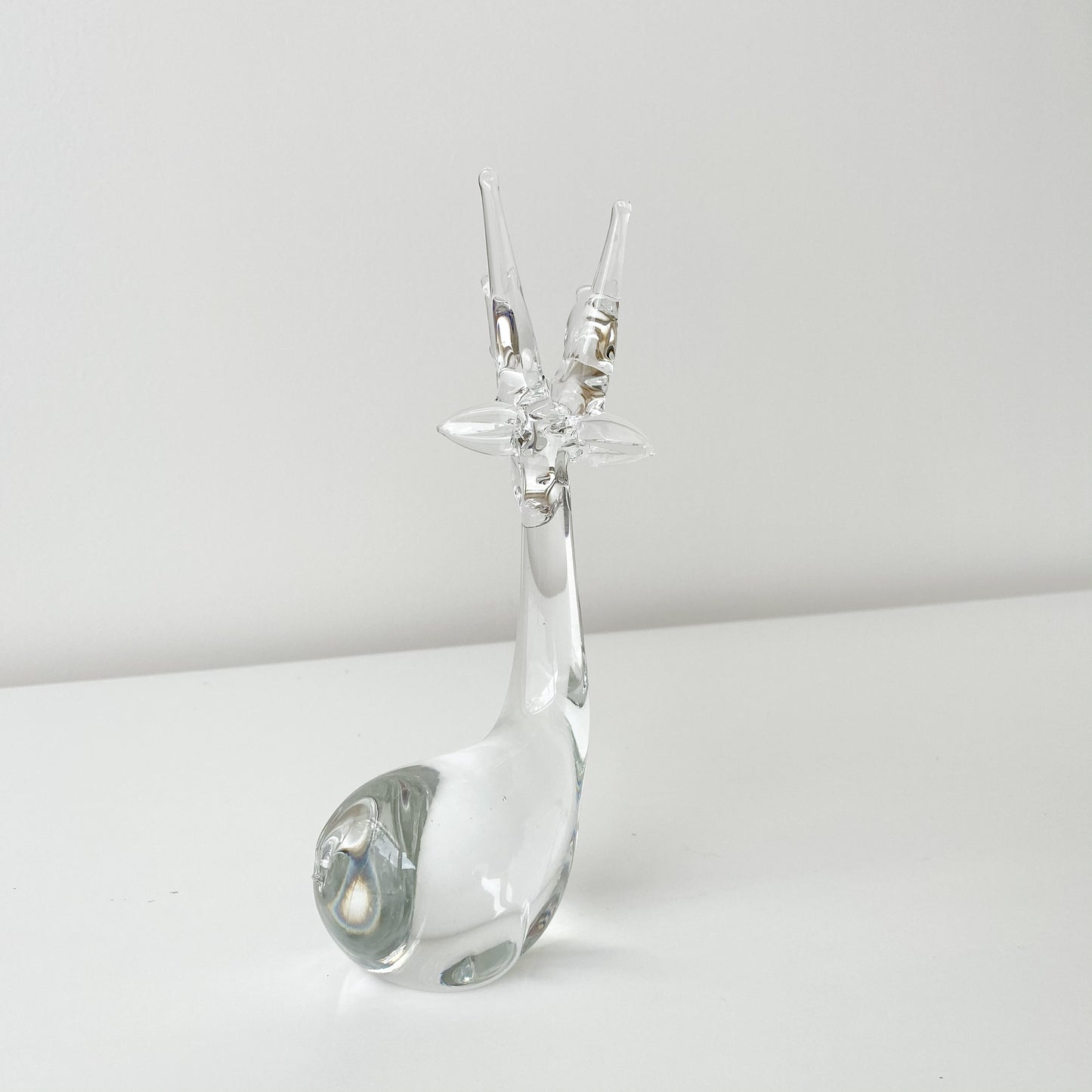 Vintage Glass Gazelle, 8.25”