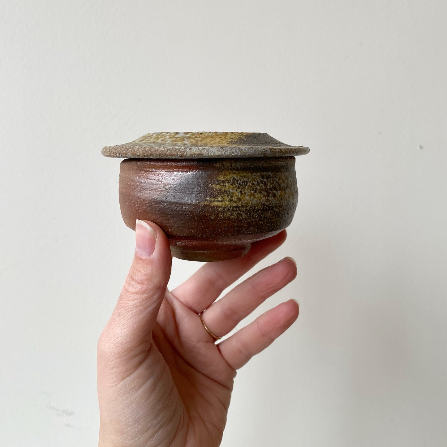 Vintage Lidded Stoneware Container
