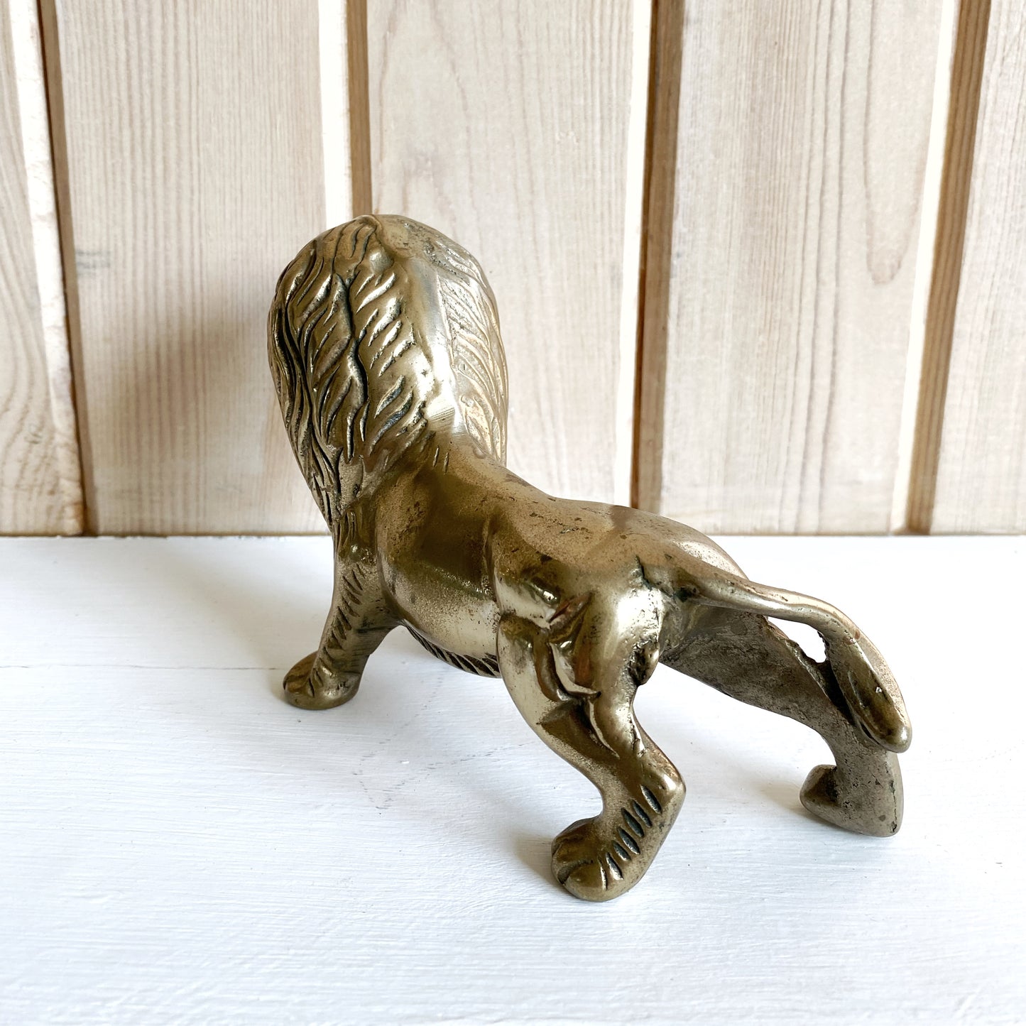 Vintage Brass Lion