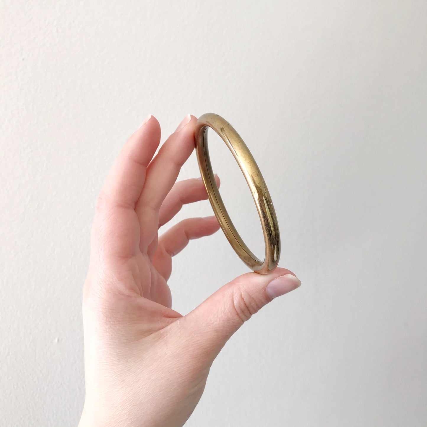 Vintage Minimal Brass Bangle