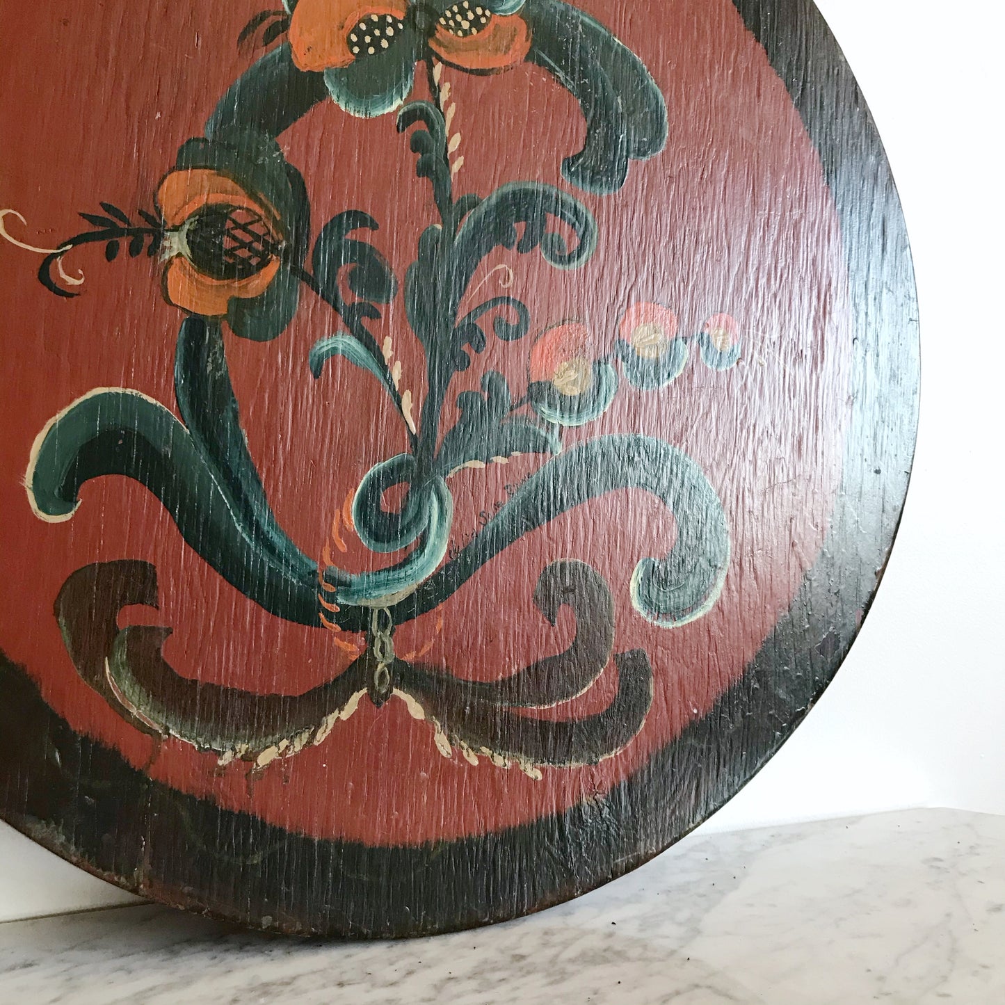 Vintage Hand-painted Folding Table