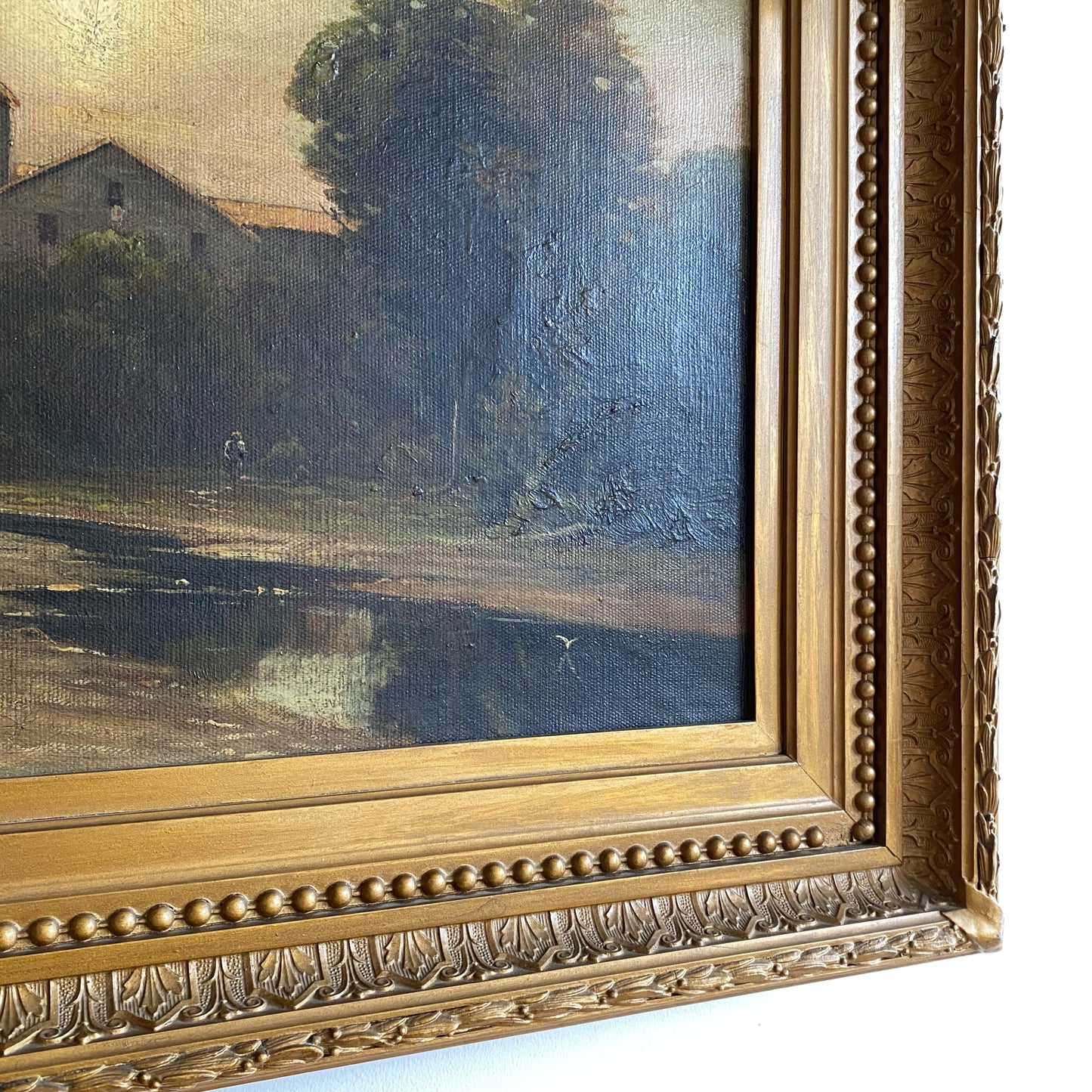Original Antique Oil Painting, William Paskell, 1885