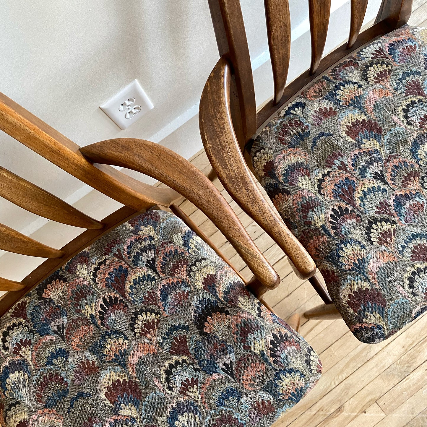 S/6 Vintage Danish "Eva" Dining Chairs