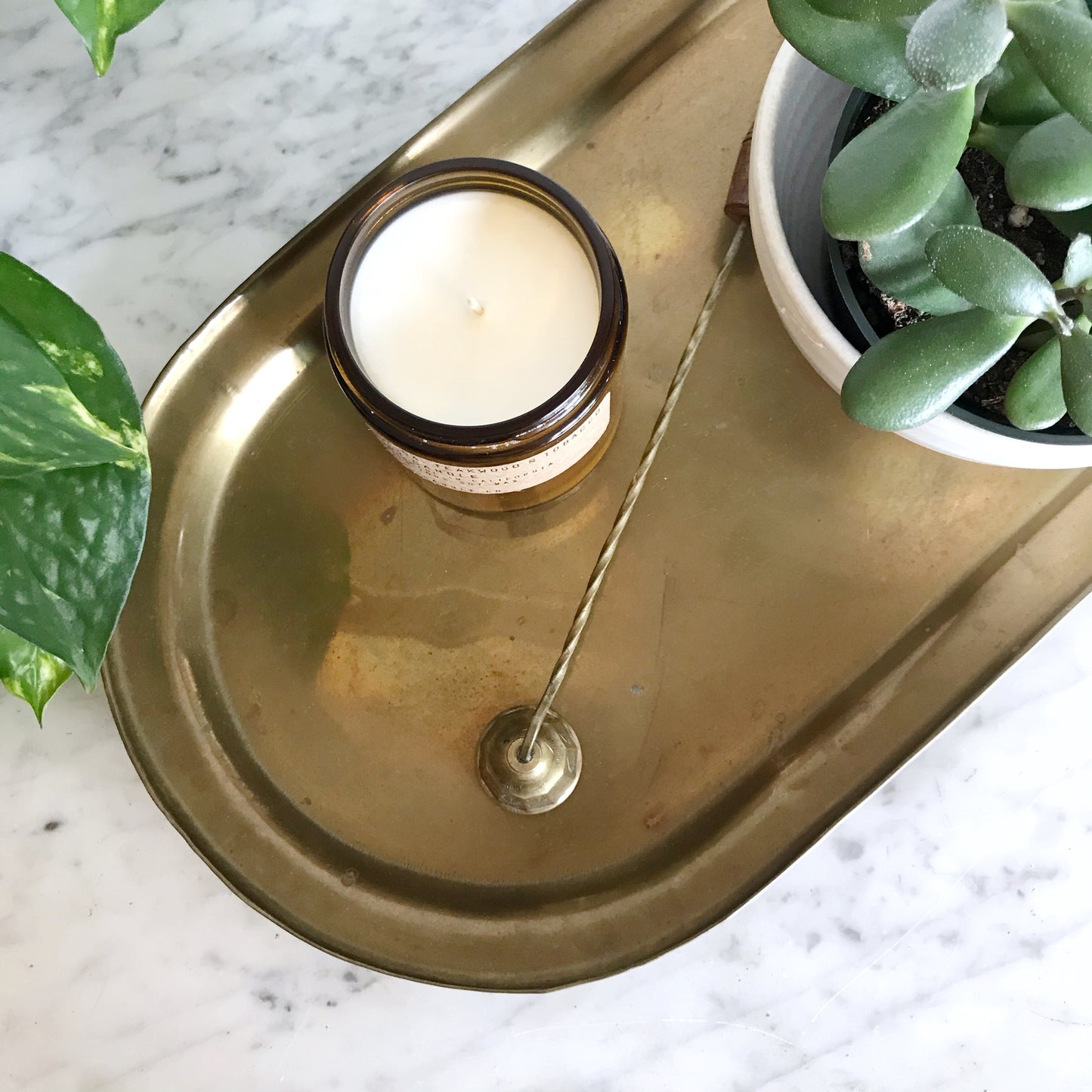 Vintage Brass Arch Tray
