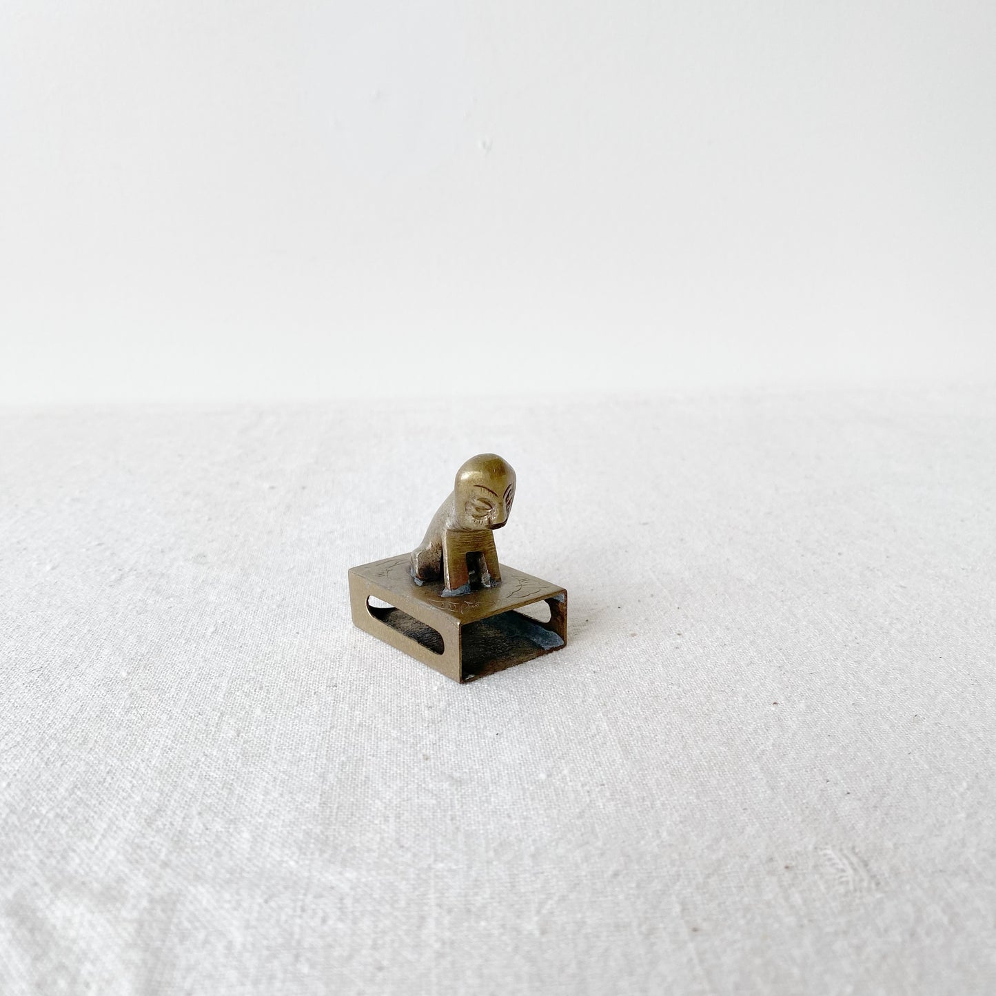 Vintage Brass Matchbox Holder