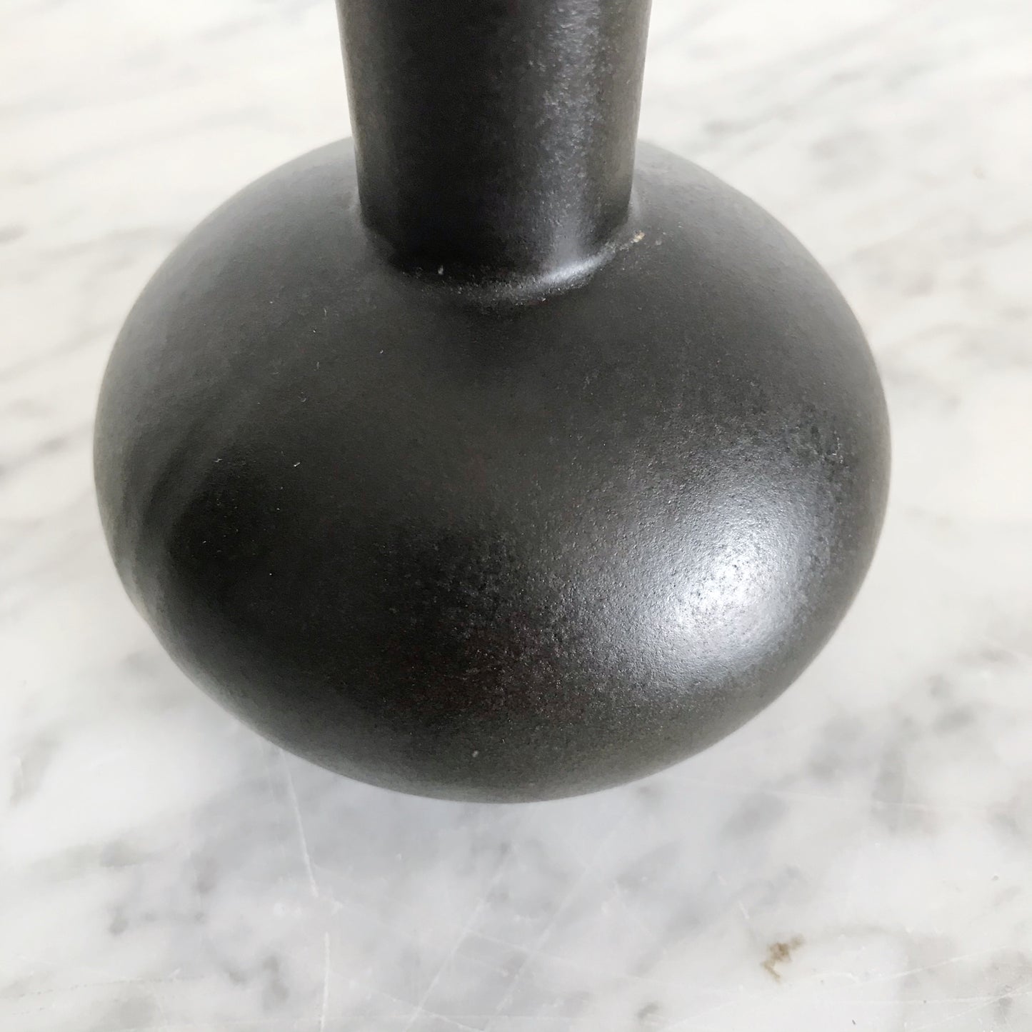 Vintage Black Mod Bud Vase