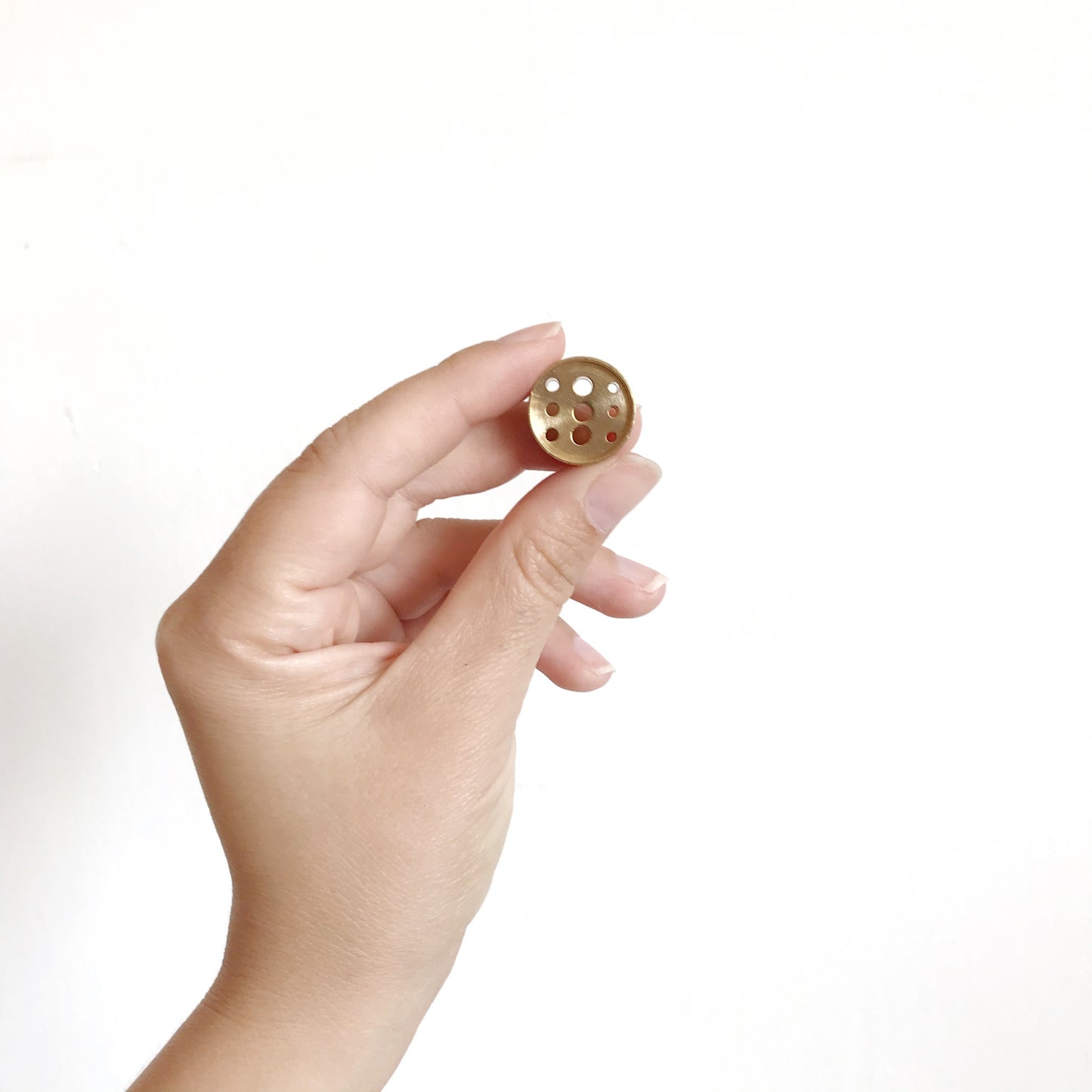 Minimalist Brass Incense Holder