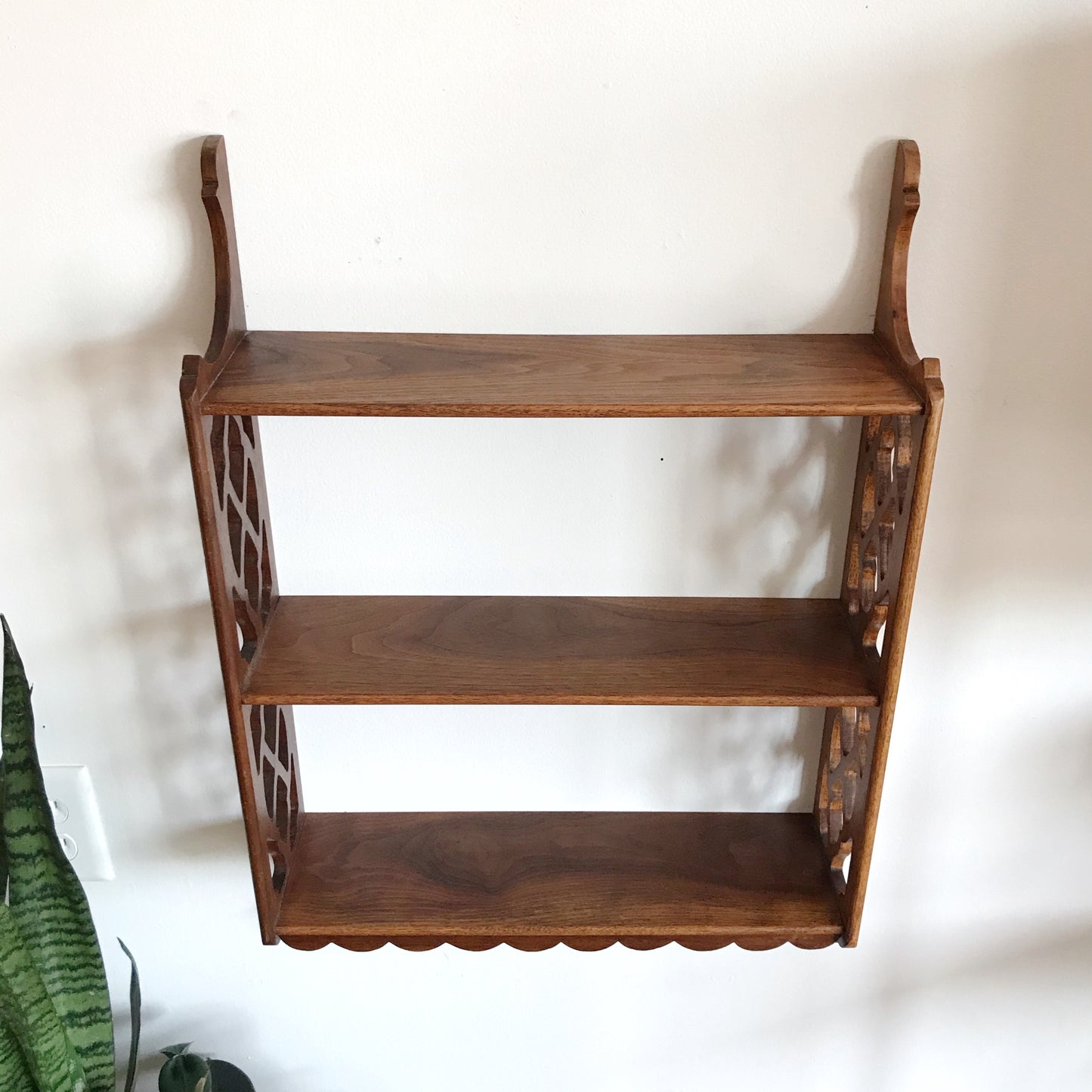 Decorative Wall Shelf w Cutouts