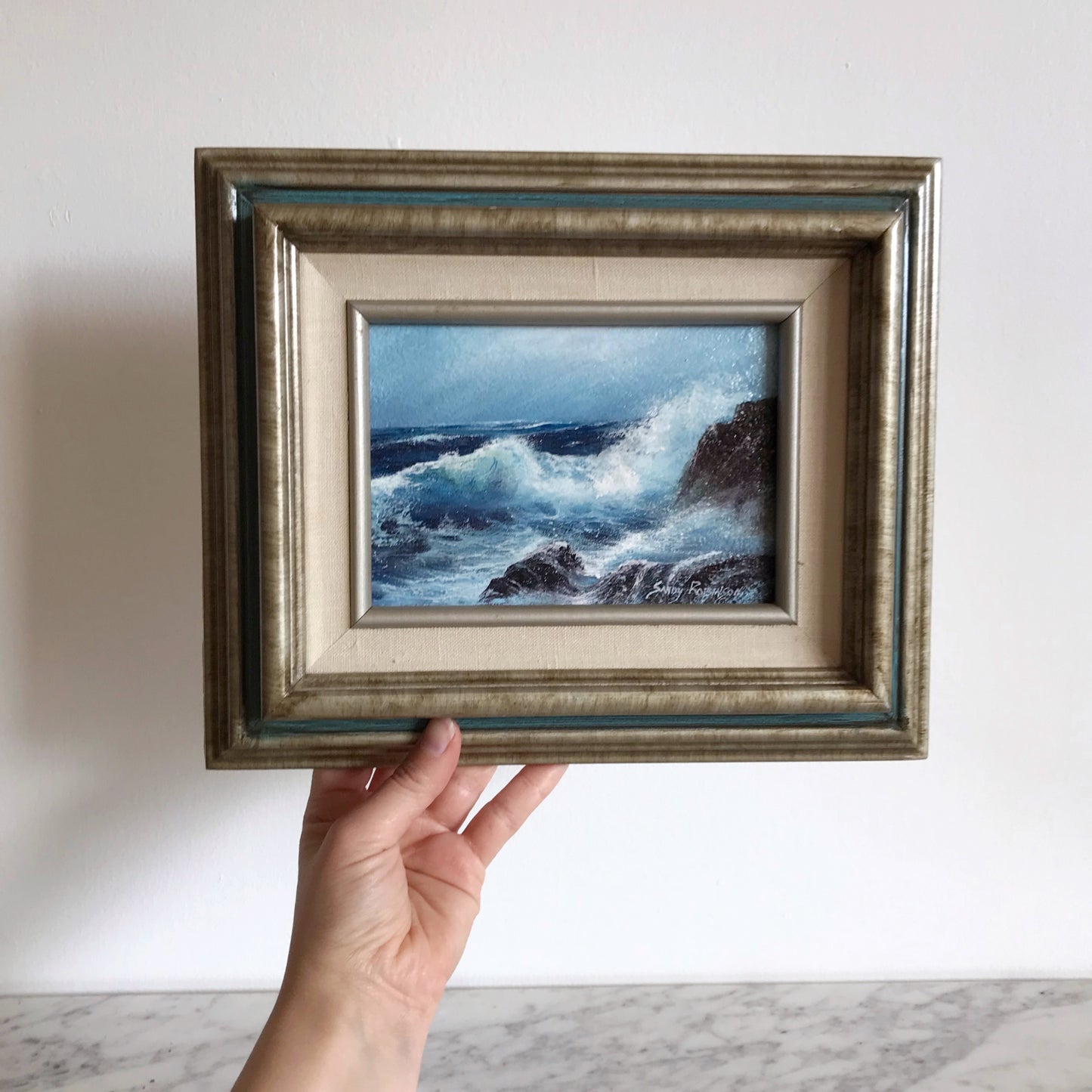 Original Seascape Painting, Sandy Robinson