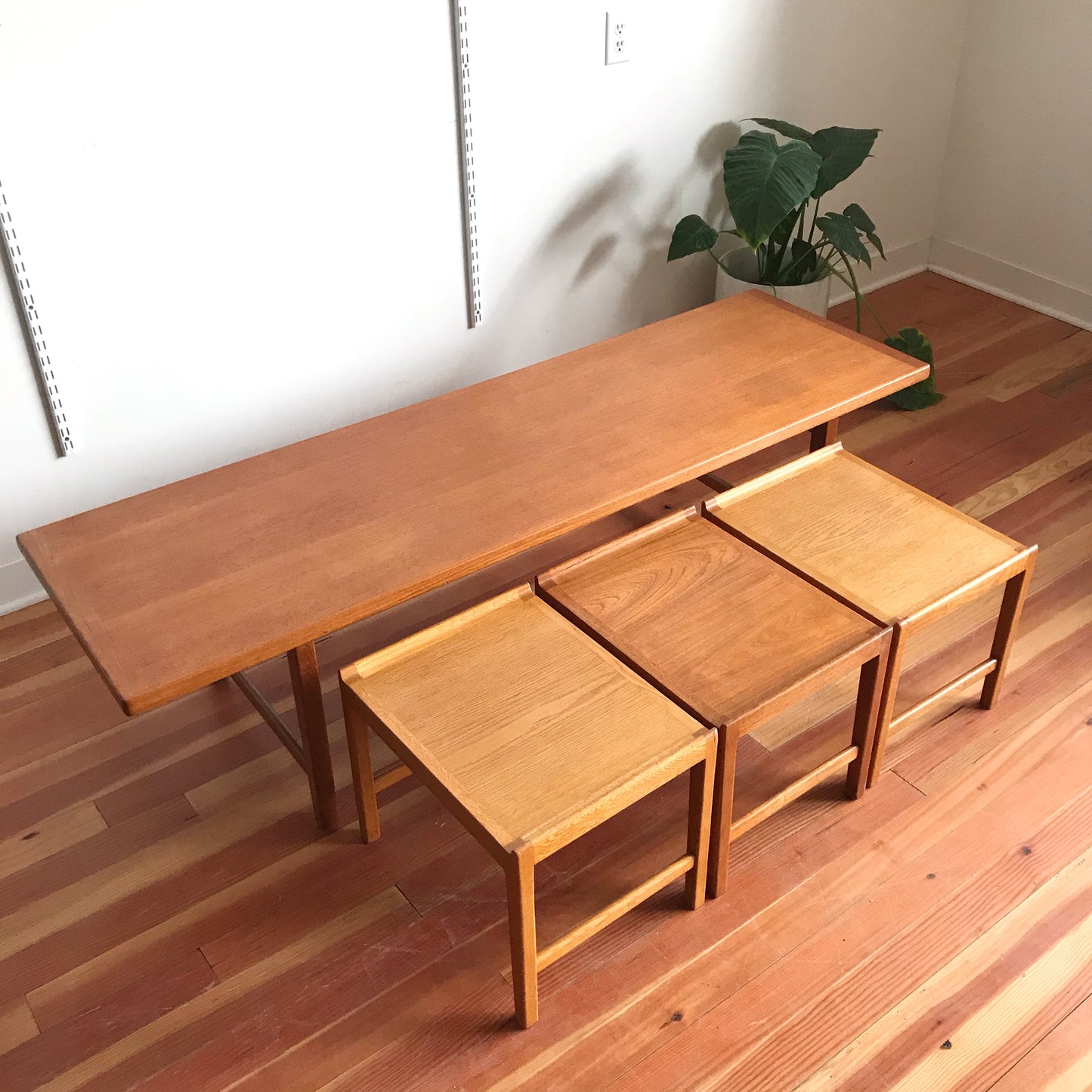 1960’s Swedish Teak Nesting Coffee Table Set