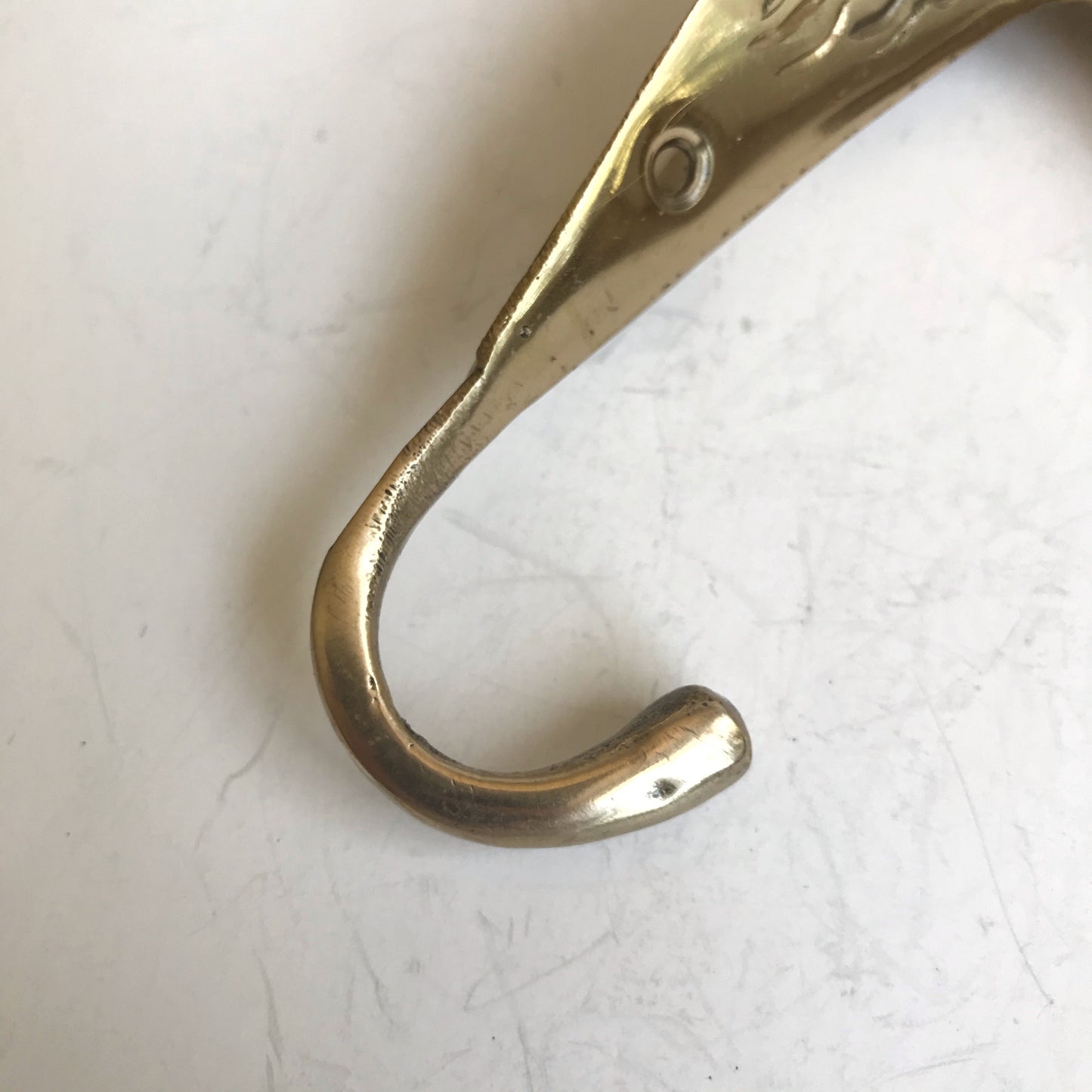 Vintage Brass Horse Wall Hook