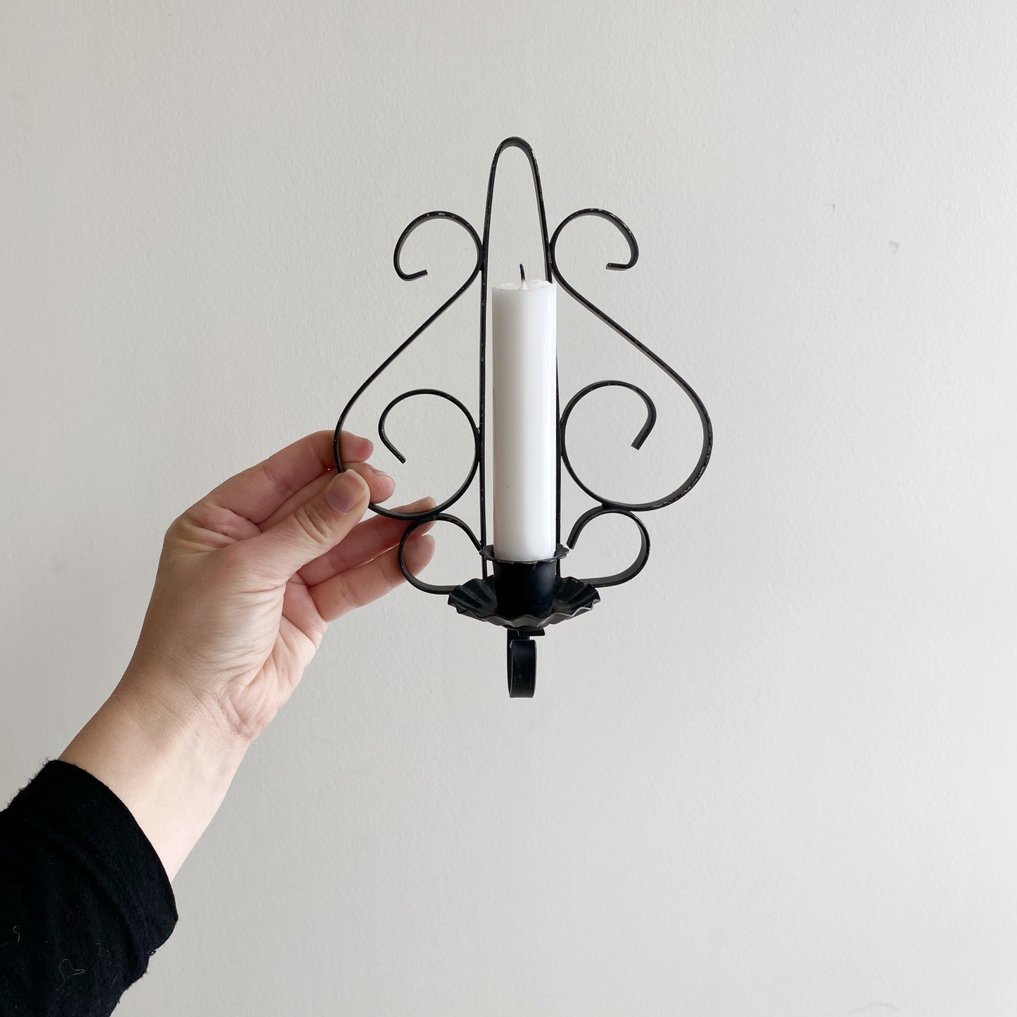 Vintage Metal Wall Candle Holder