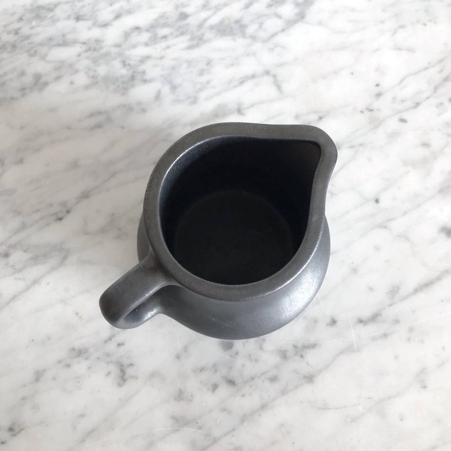 Vintage Ceramic Pitcher, Graphite