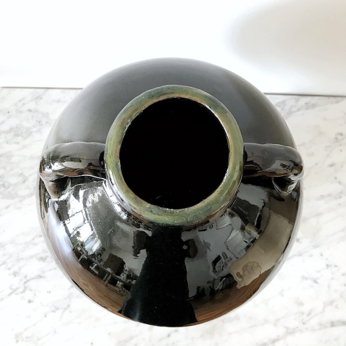 XL Ceramic Urn Shaped Vase