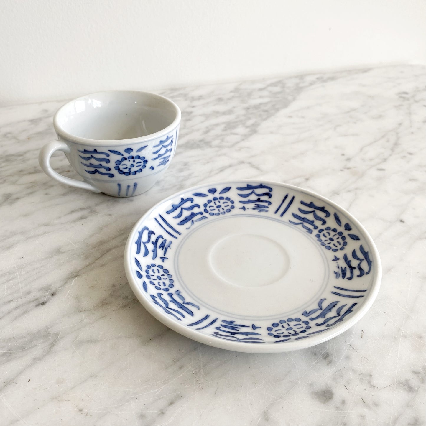 Sweet Vintage Ceramic Teacup & Saucer Set