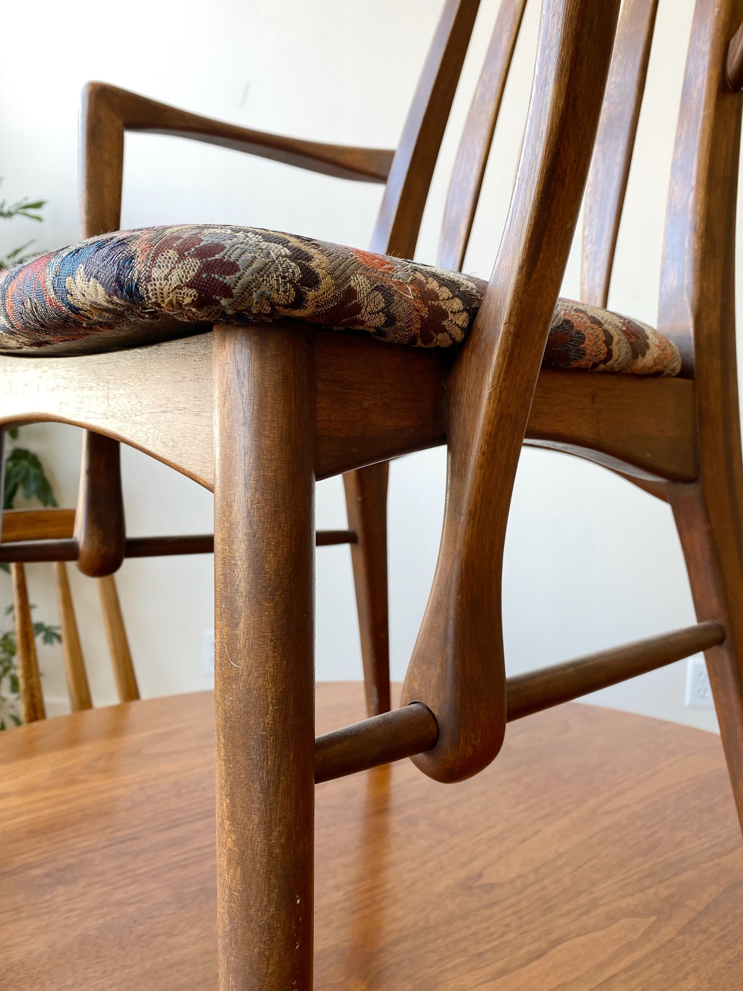 S/6 Vintage Danish "Eva" Dining Chairs