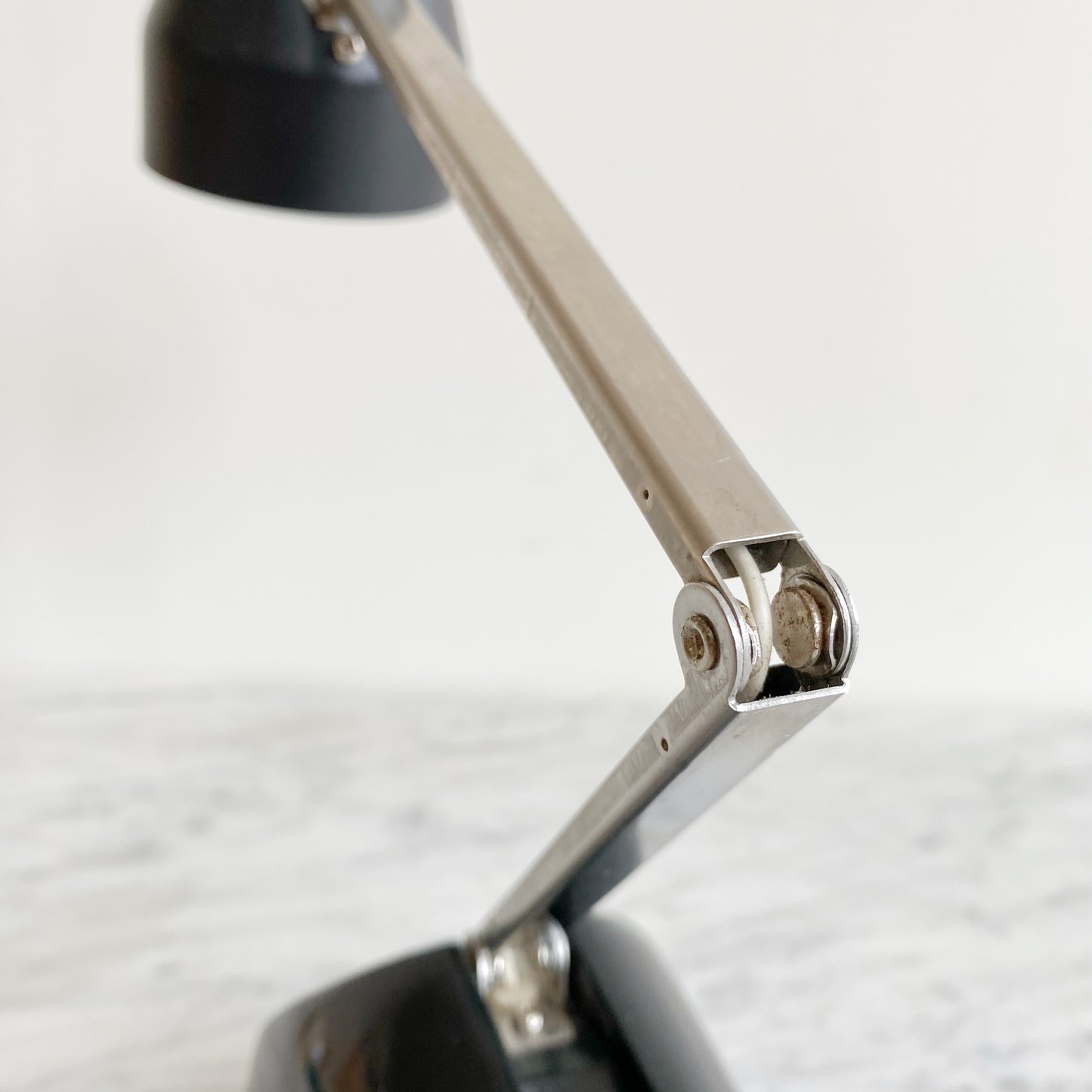 Vintage Petite Black Desk Lamp