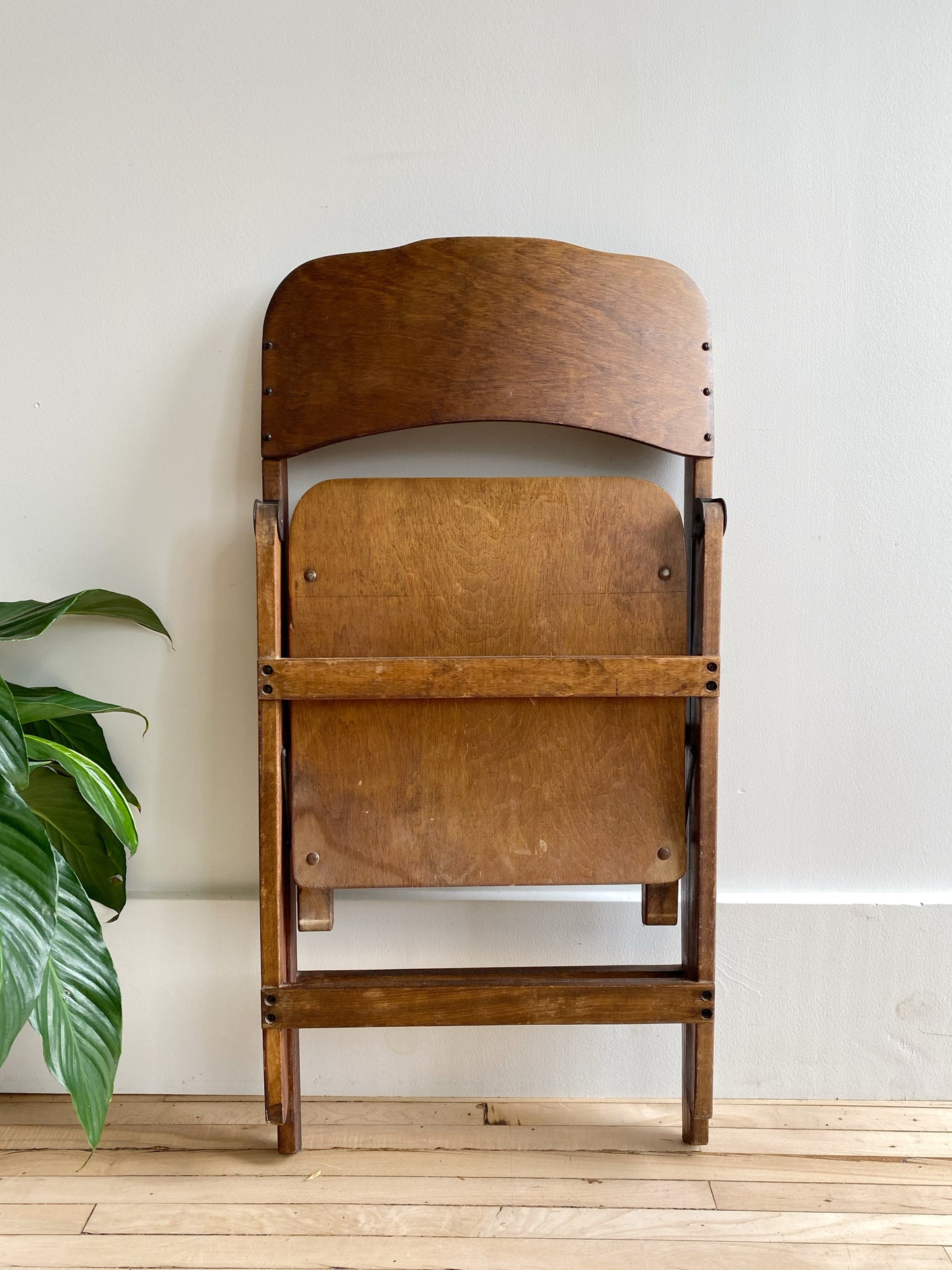 Vintage Wooden Folding Chair