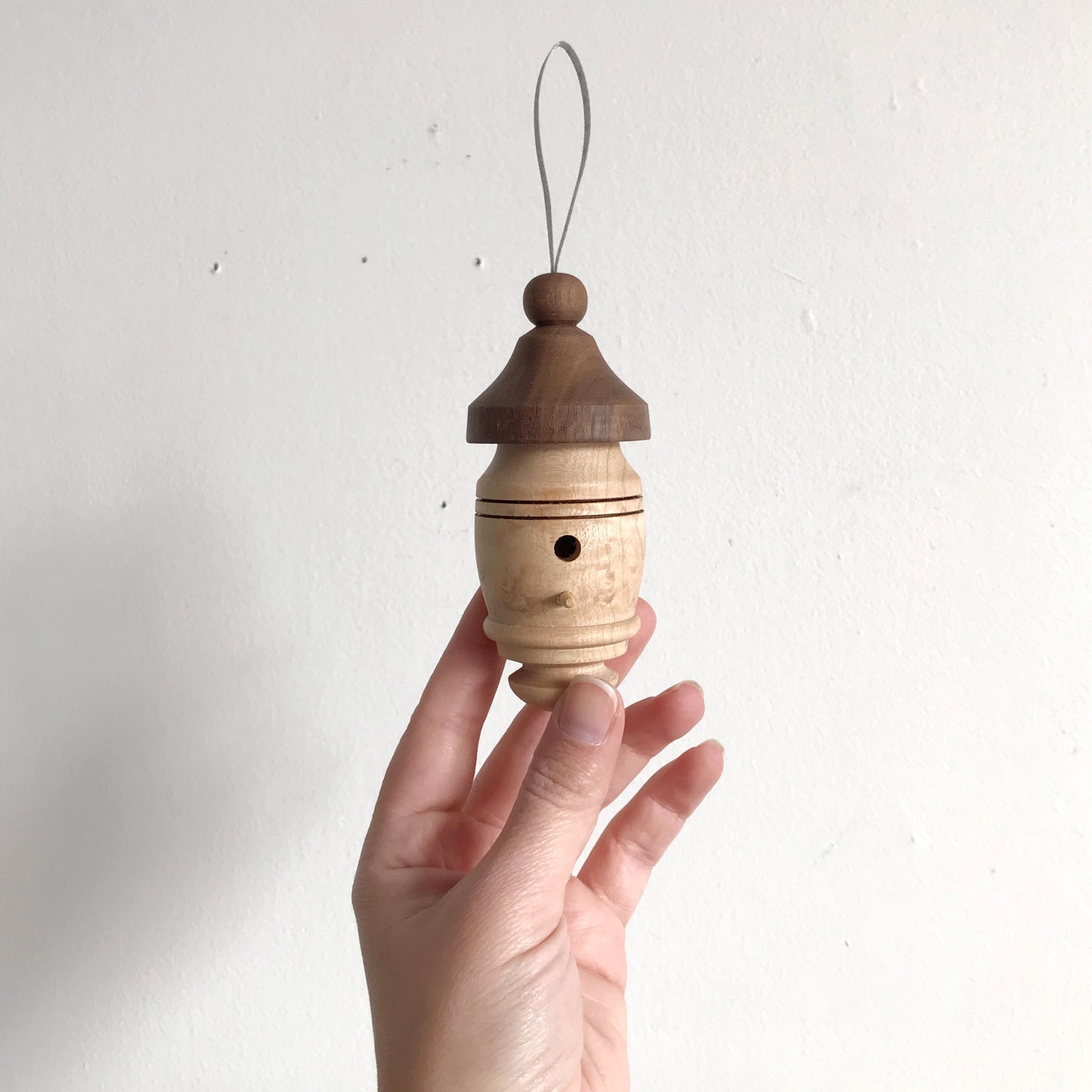 Wooden Heirloom Ornament, Birdhouse / Fairy House