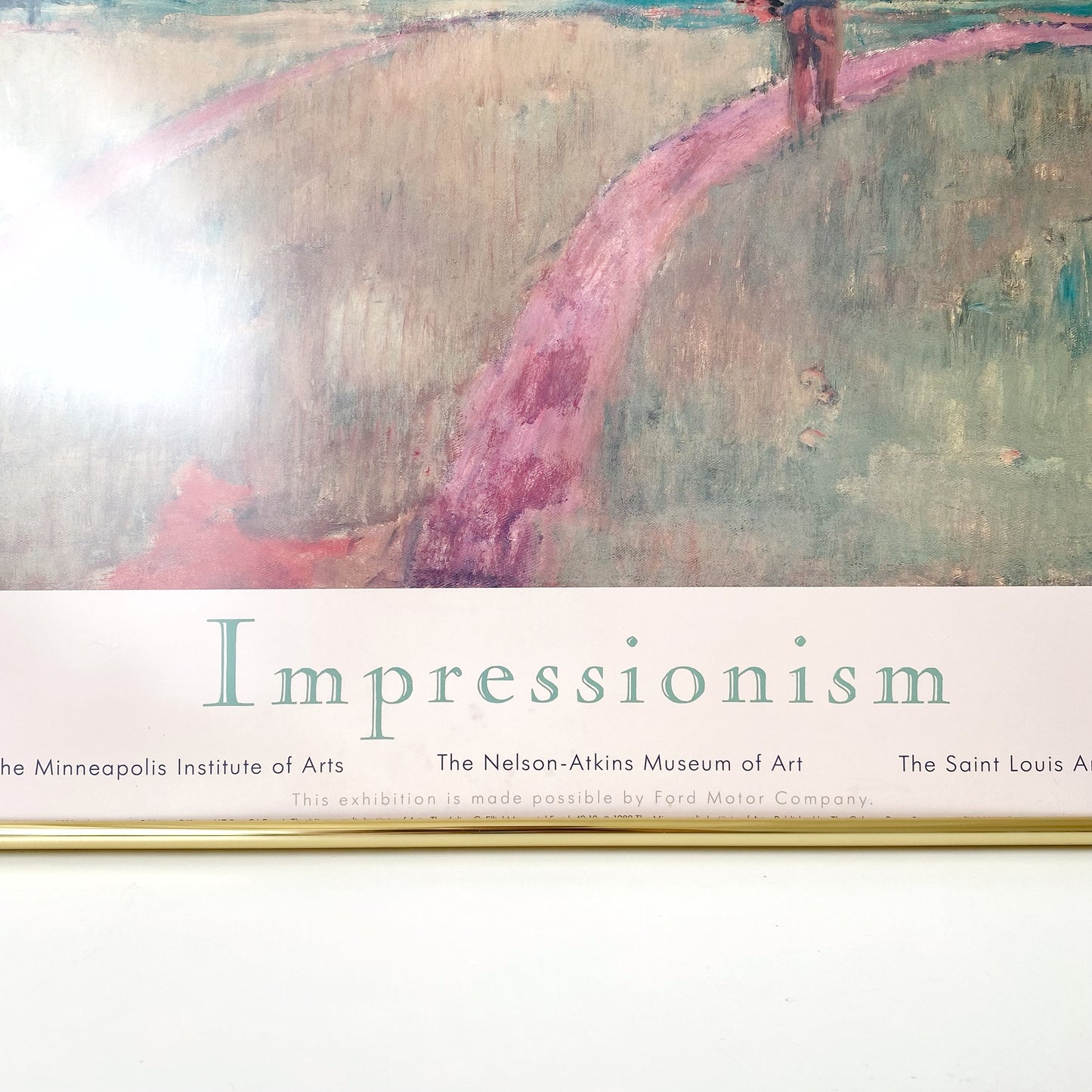 Framed Impressionism Exhibition Poster