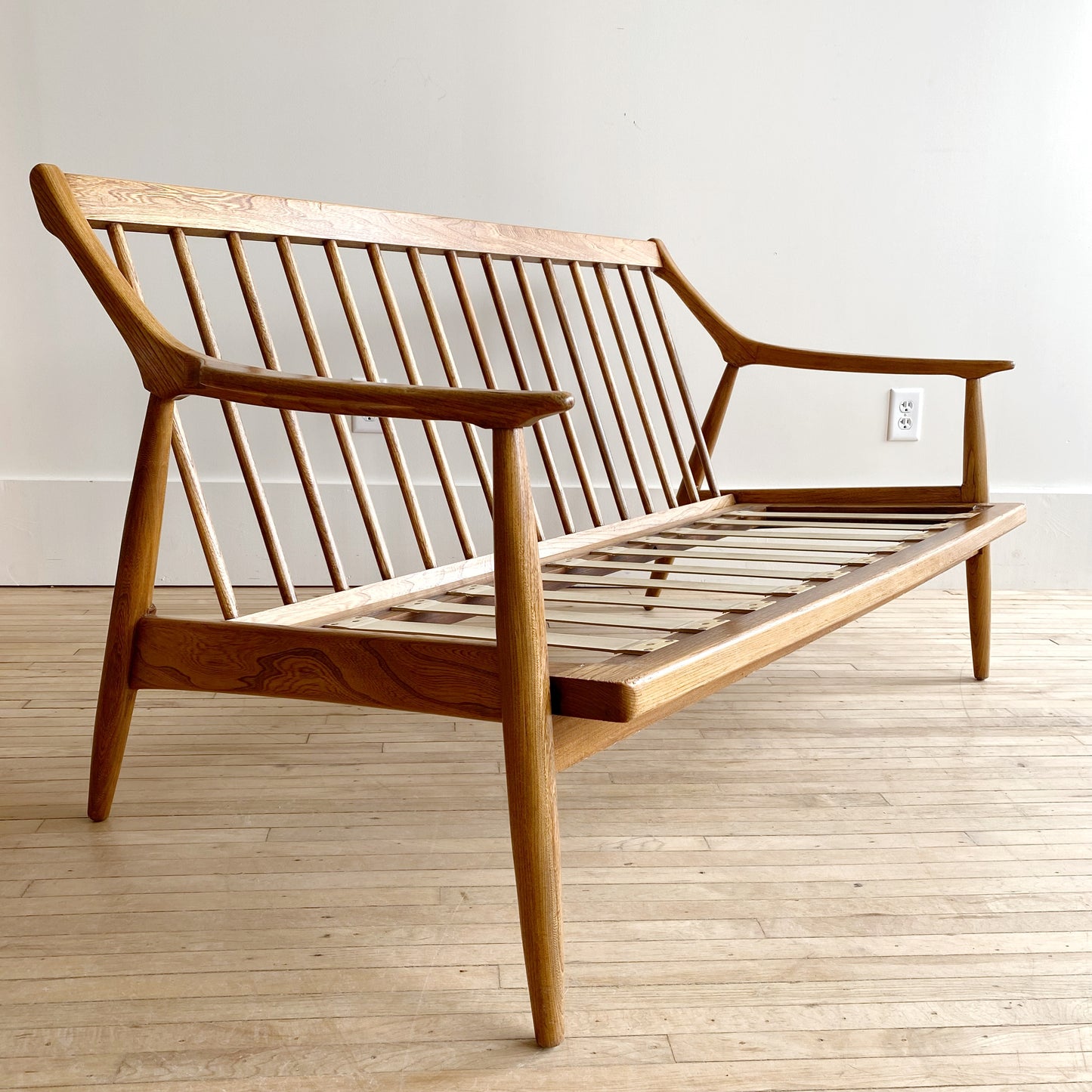 1950's Danish Modern Settee / Loveseat or Chairs, Choose