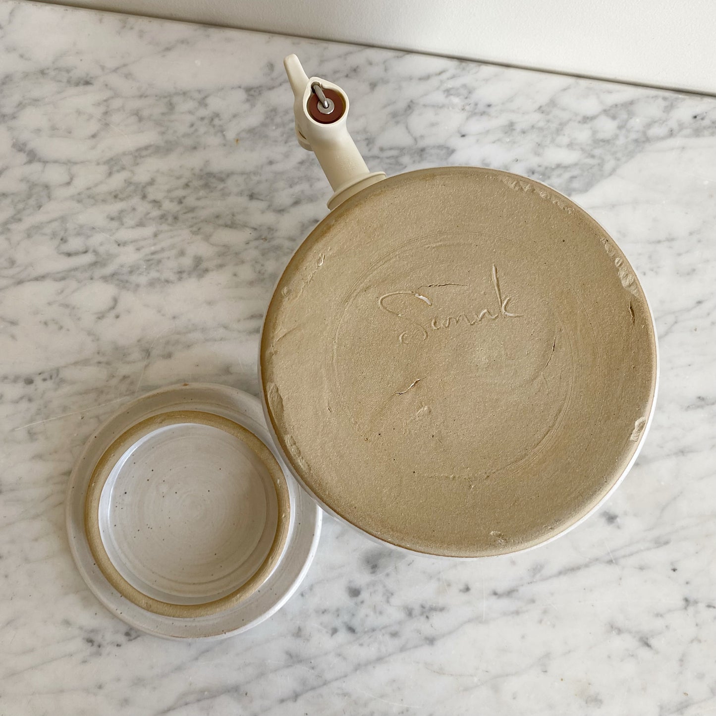 Vintage Stoneware Water Dispenser
