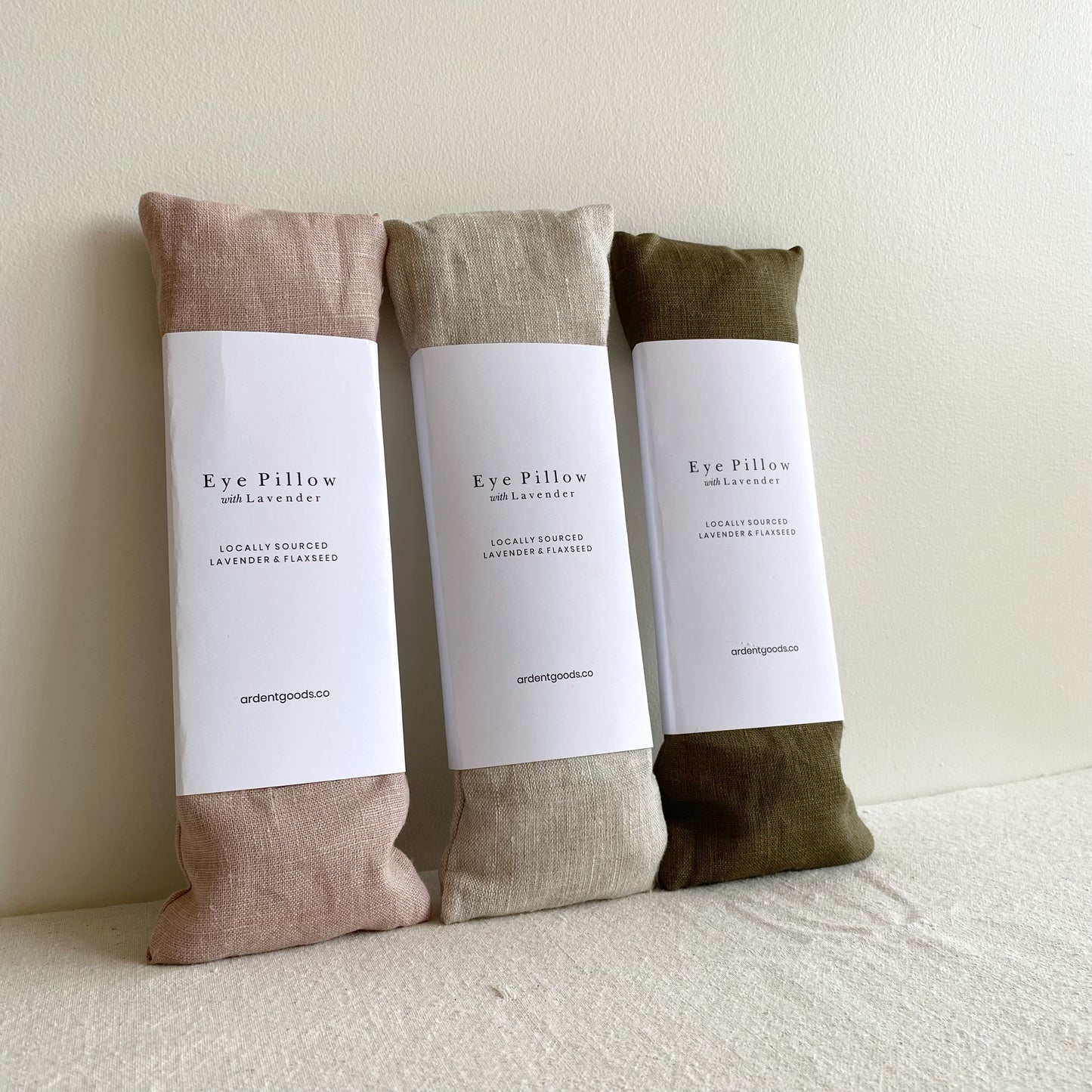 Lavender Linen Eye Pillow, Choose Color
