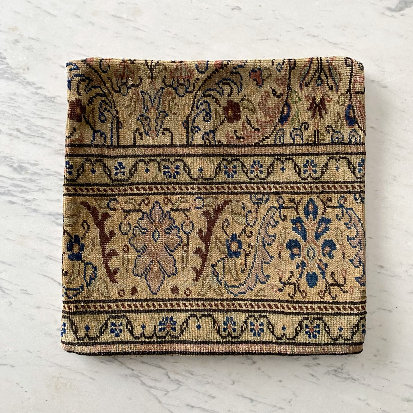 Turkish Hand-knotted Pillow Cover (16” x 16”)