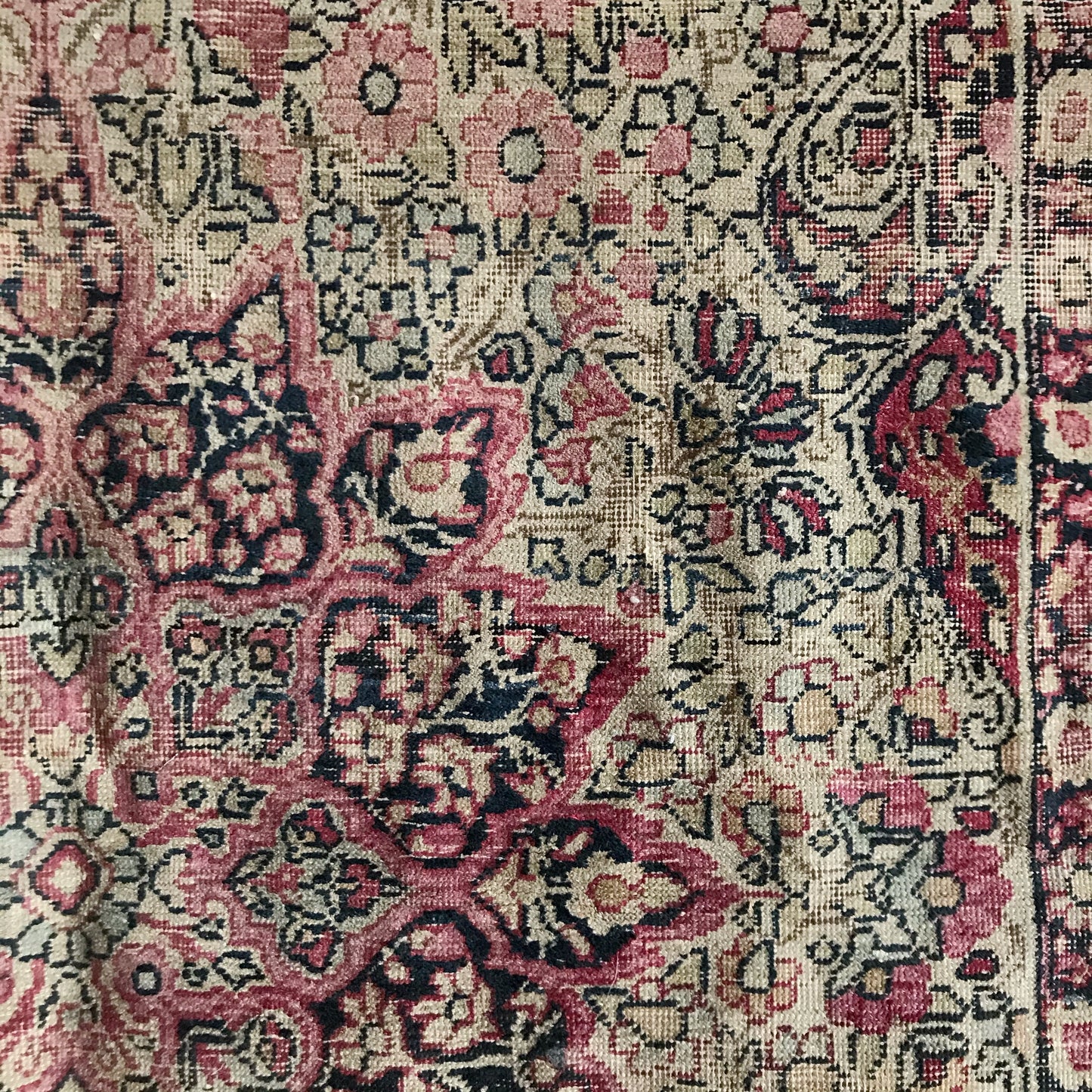 “ANNA” Antique Hand-knotted Rug (4.1 x 6.5)