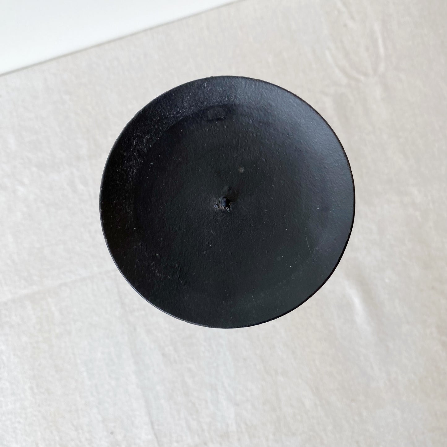 Found Iron Pillar Candle Stand / Tripod