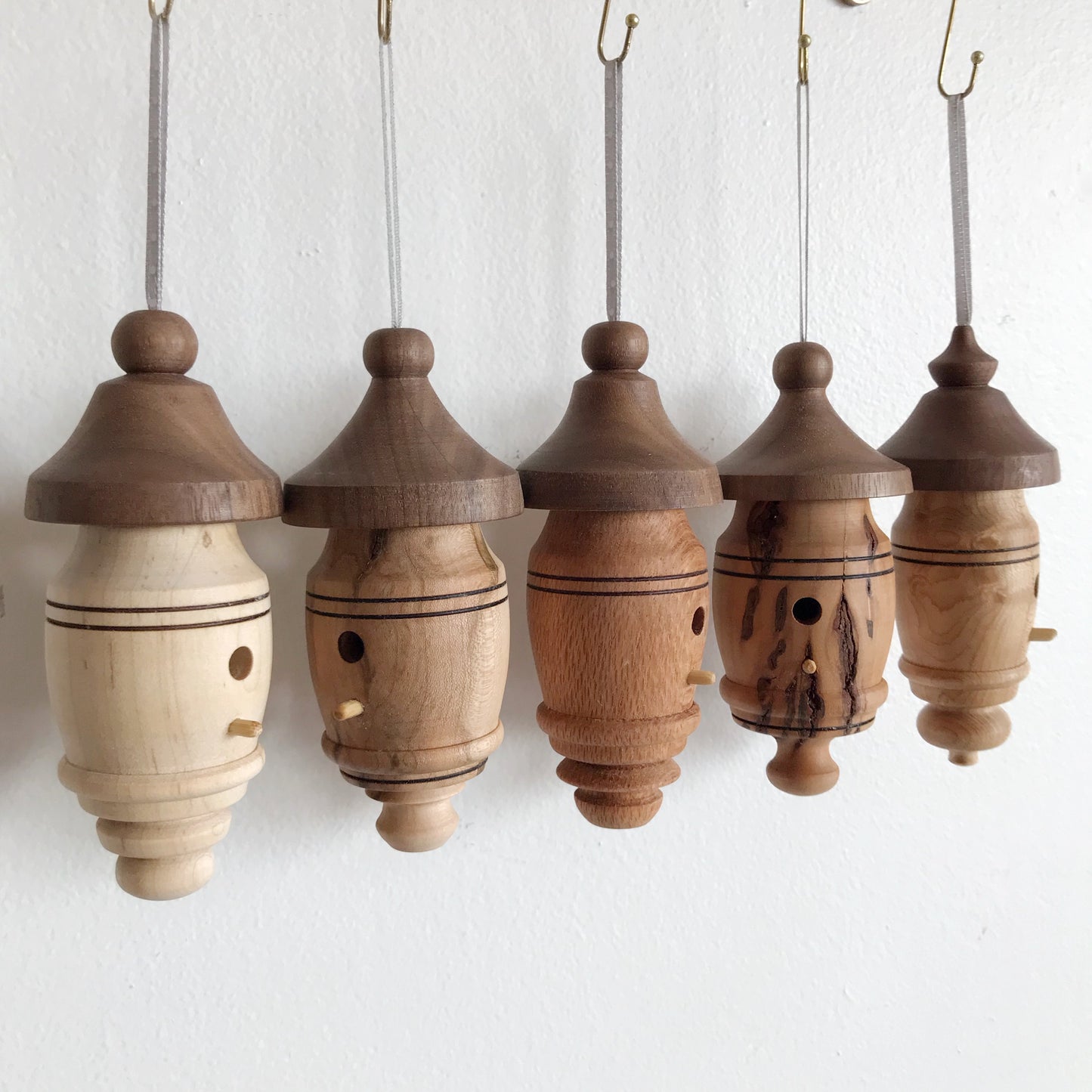 Wooden Heirloom Ornament, Birdhouse / Fairy House