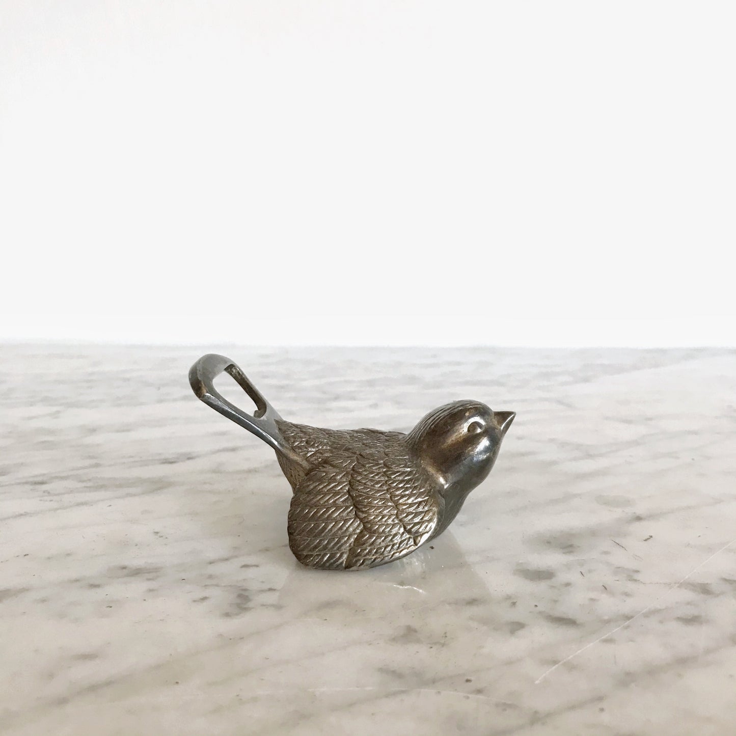 Vintage Silver Bird Bottle Opener