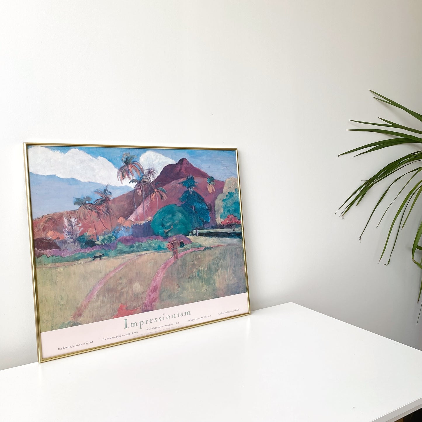 Framed Impressionism Exhibition Poster