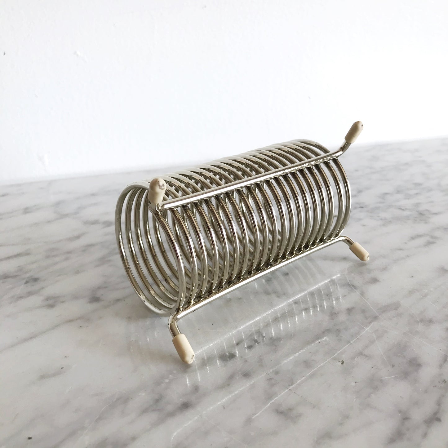 Small Vintage Metal Spiral Organizer