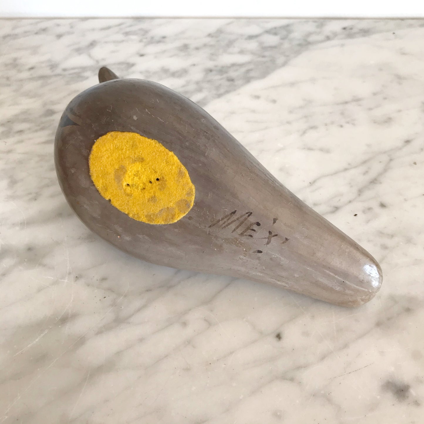 Medium Handpainted Clay Bird, Mexico