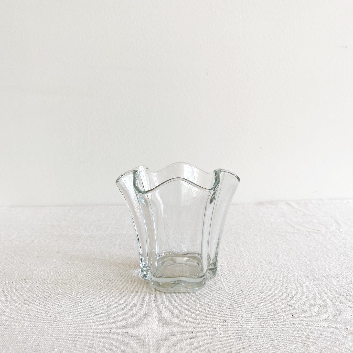 Petite Wavy Glass Vase