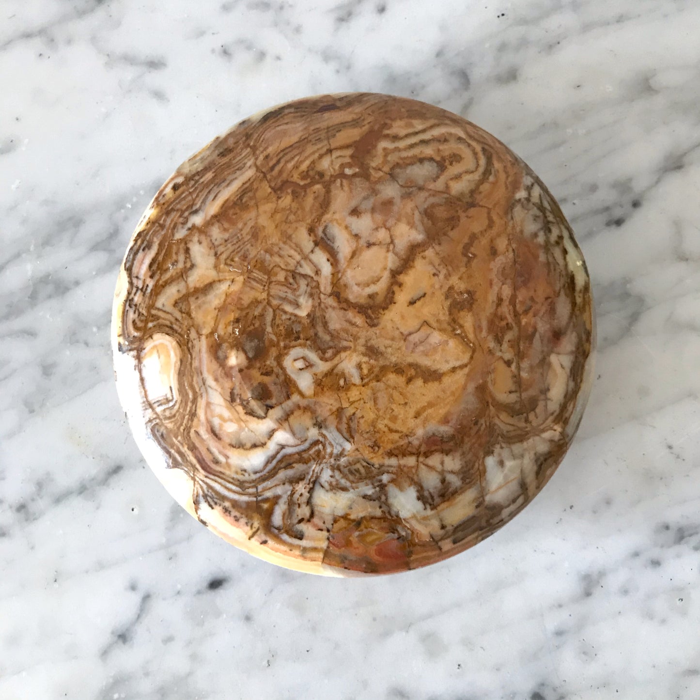 Large Marble Tea Light Holder
