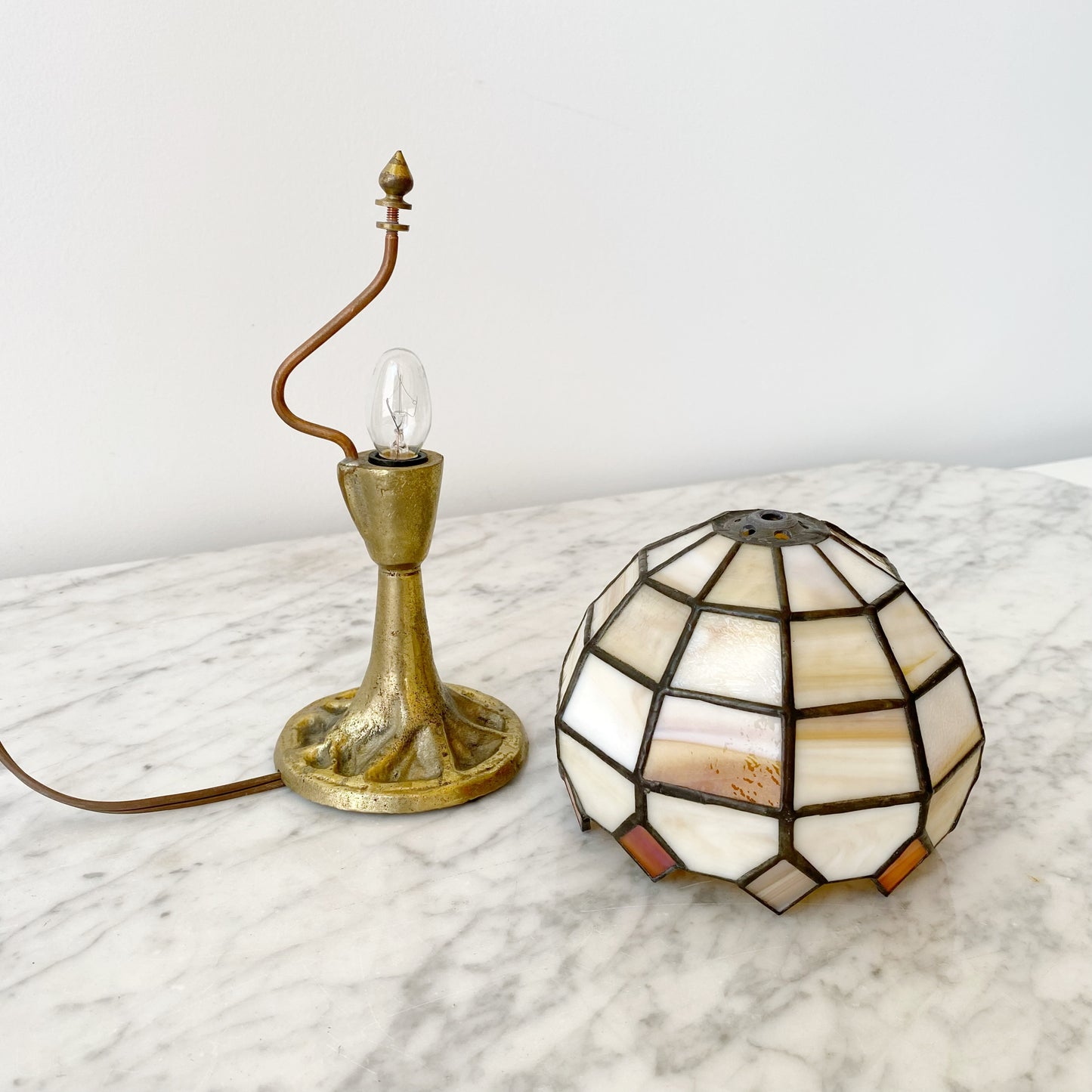 Small Stained Glass Nightlight Lamp